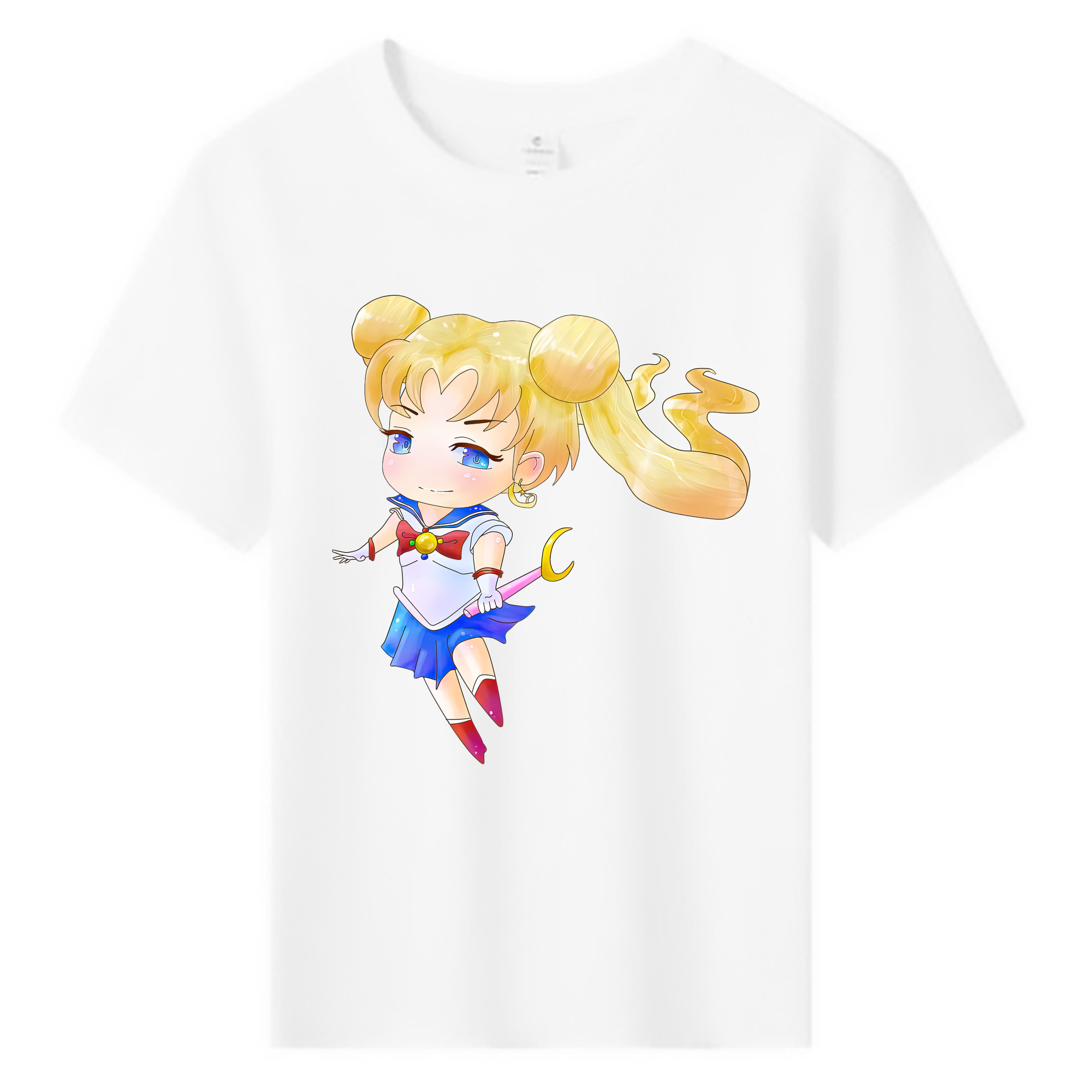 （画像用） 美少女戦士セーラームーン 愛野 美奈子 あいの みなこ Sailor Moon Aino Minako 綿100％キッズTシャツ（フロントプリント）