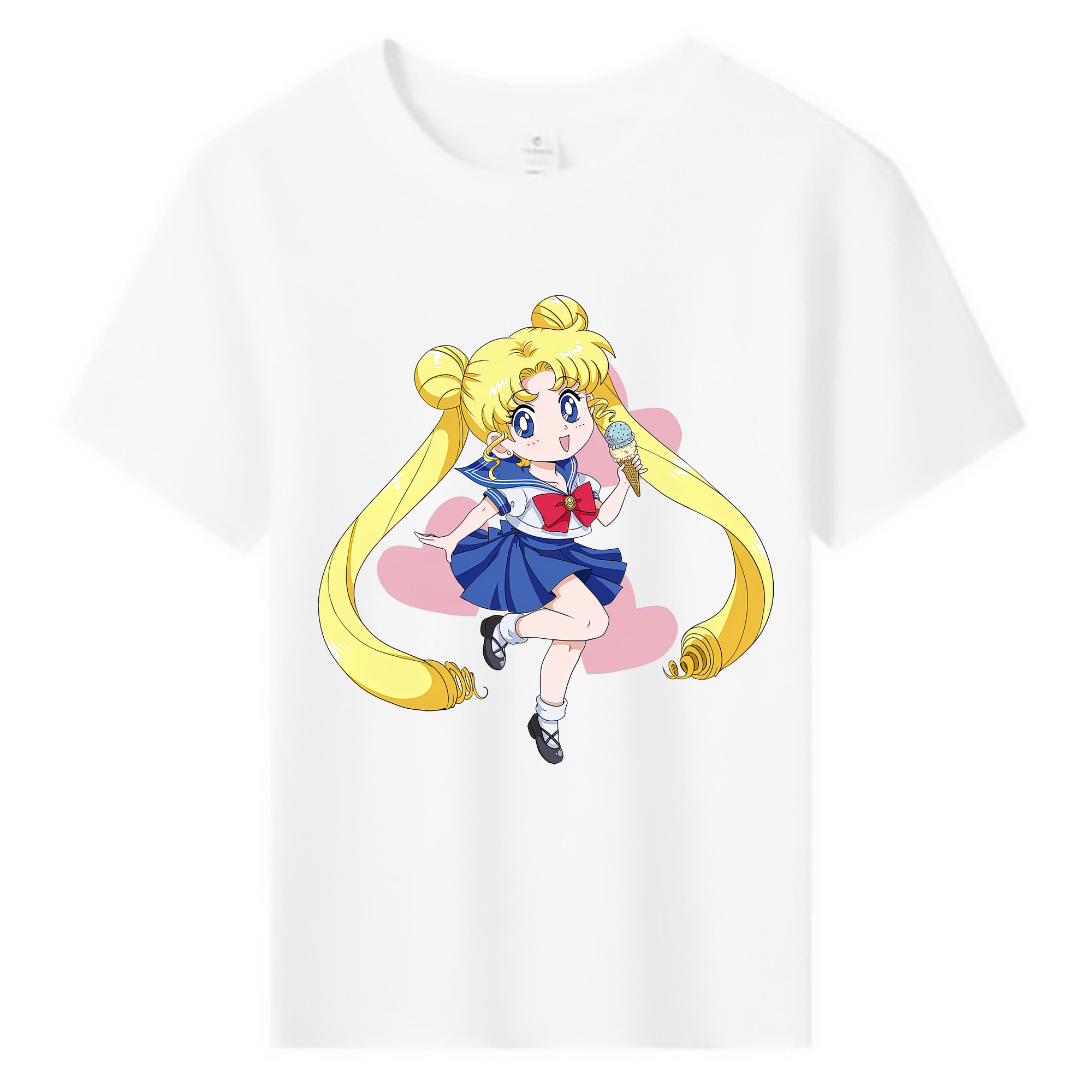 （画像用） 美少女戦士セーラームーン 愛野 美奈子 あいの みなこ Sailor Moon Aino Minako 綿100％キッズTシャツ（フロントプリント）