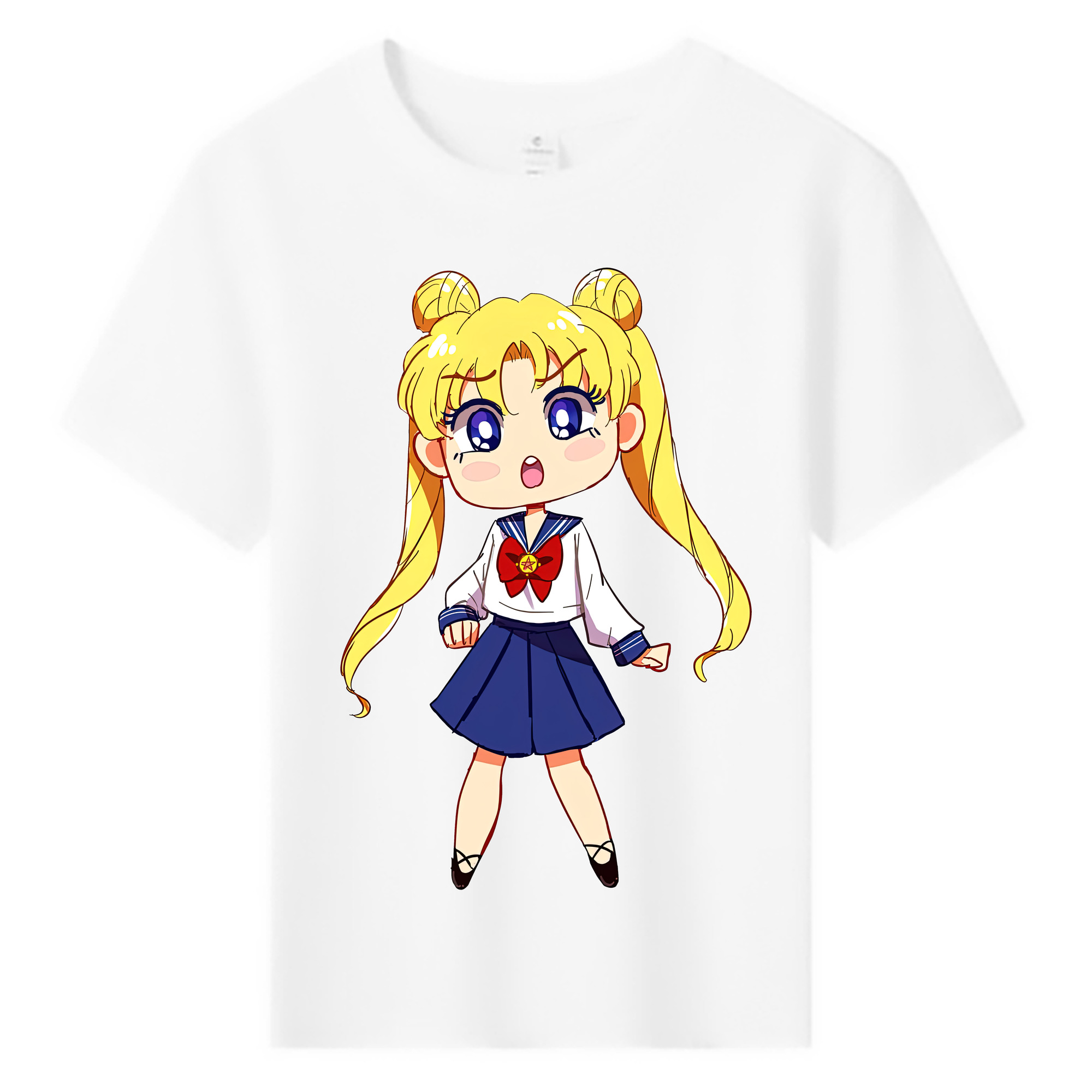 （画像用） 美少女戦士セーラームーン 愛野 美奈子 あいの みなこ Sailor Moon Aino Minako 綿100％キッズTシャツ（フロントプリント）