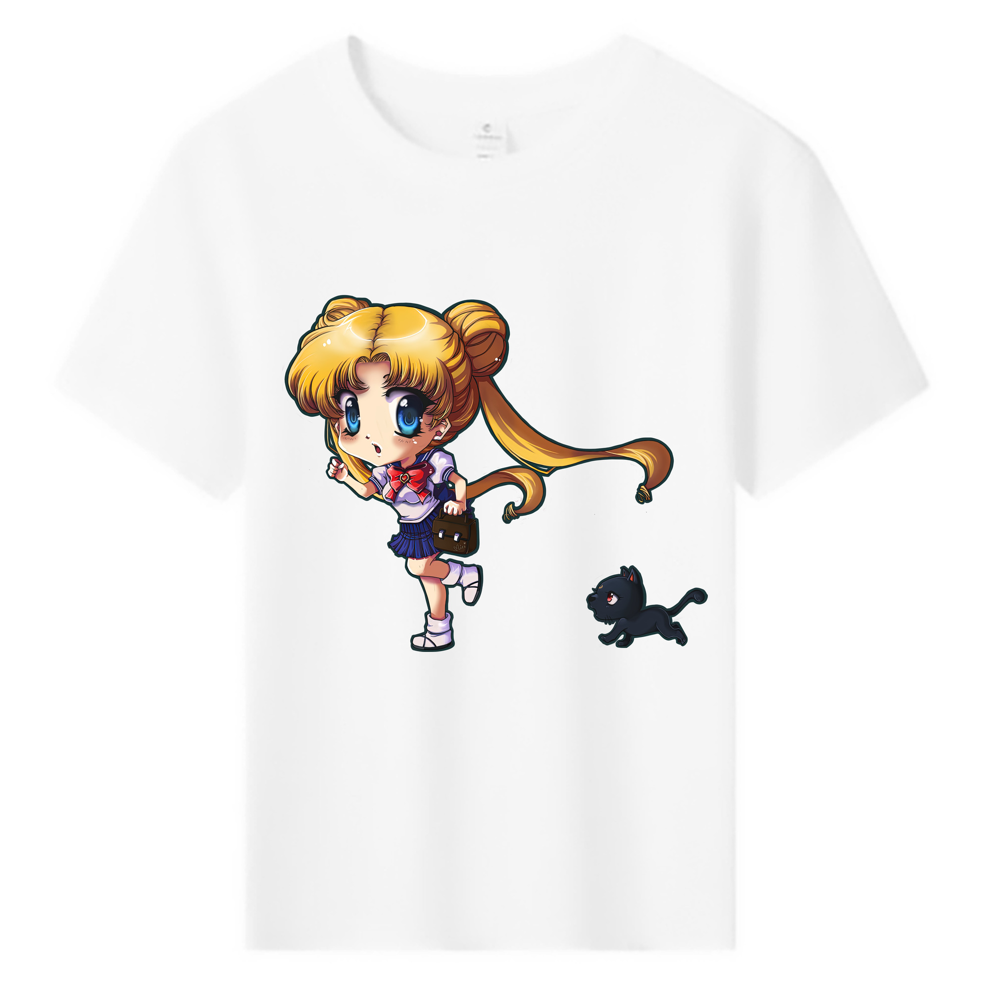 （画像用） 美少女戦士セーラームーン 愛野 美奈子 あいの みなこ Sailor Moon Aino Minako 綿100％キッズTシャツ（フロントプリント）