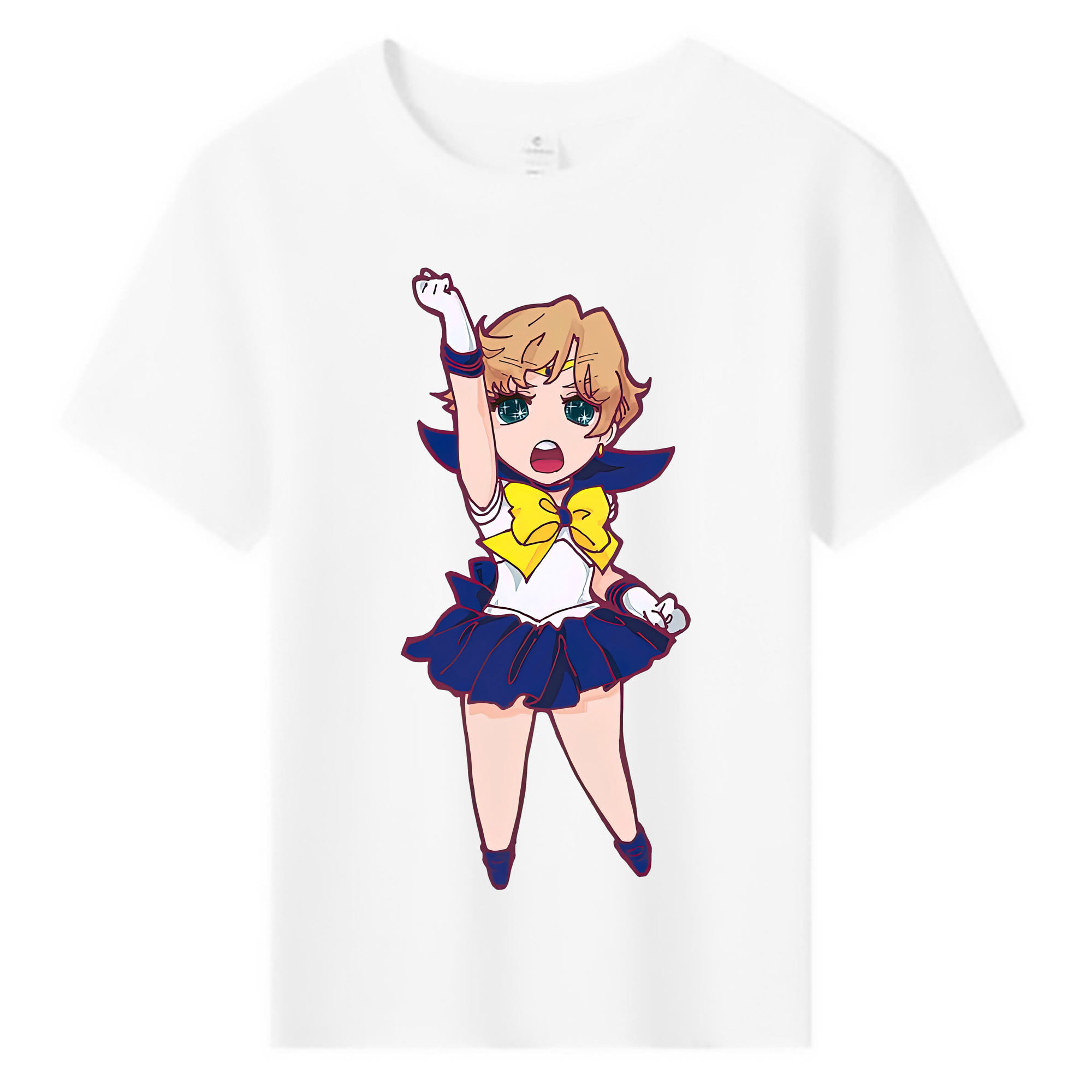 （画像用） 美少女戦士セーラームーン 天王はるか Sailor Moon Tenoh Haruka 綿100％キッズTシャツ（フロントプリント）
