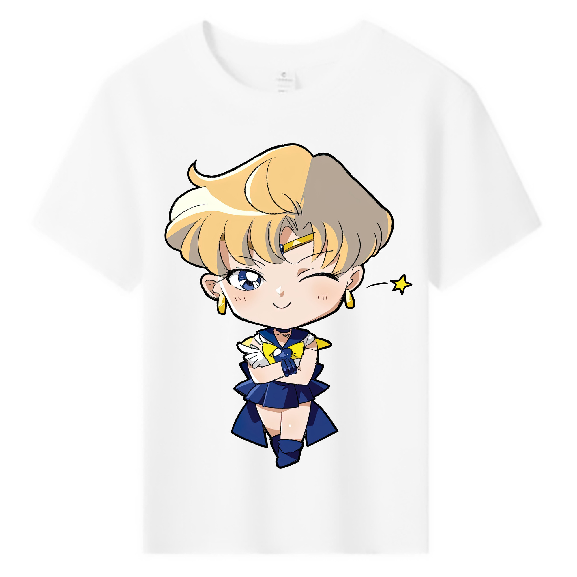 （画像用） 美少女戦士セーラームーン 天王はるか Sailor Moon Tenoh Haruka 綿100％キッズTシャツ（フロントプリント）