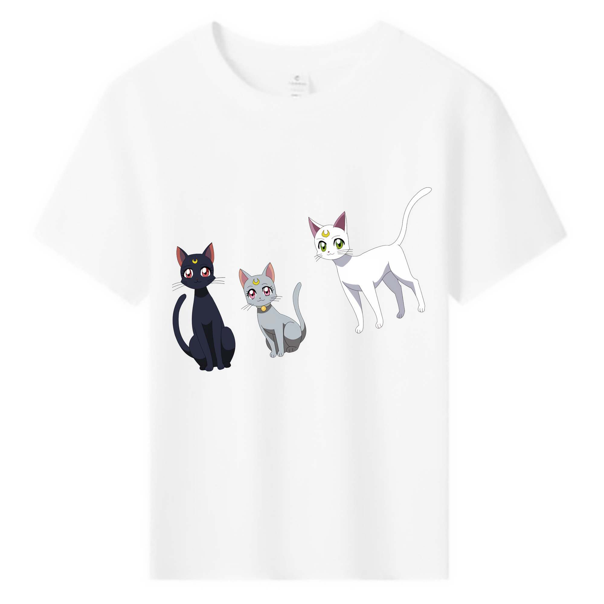 （画像用） 美少女戦士セーラームーン Sailor Moon 綿100％キッズTシャツ（フロントプリント）