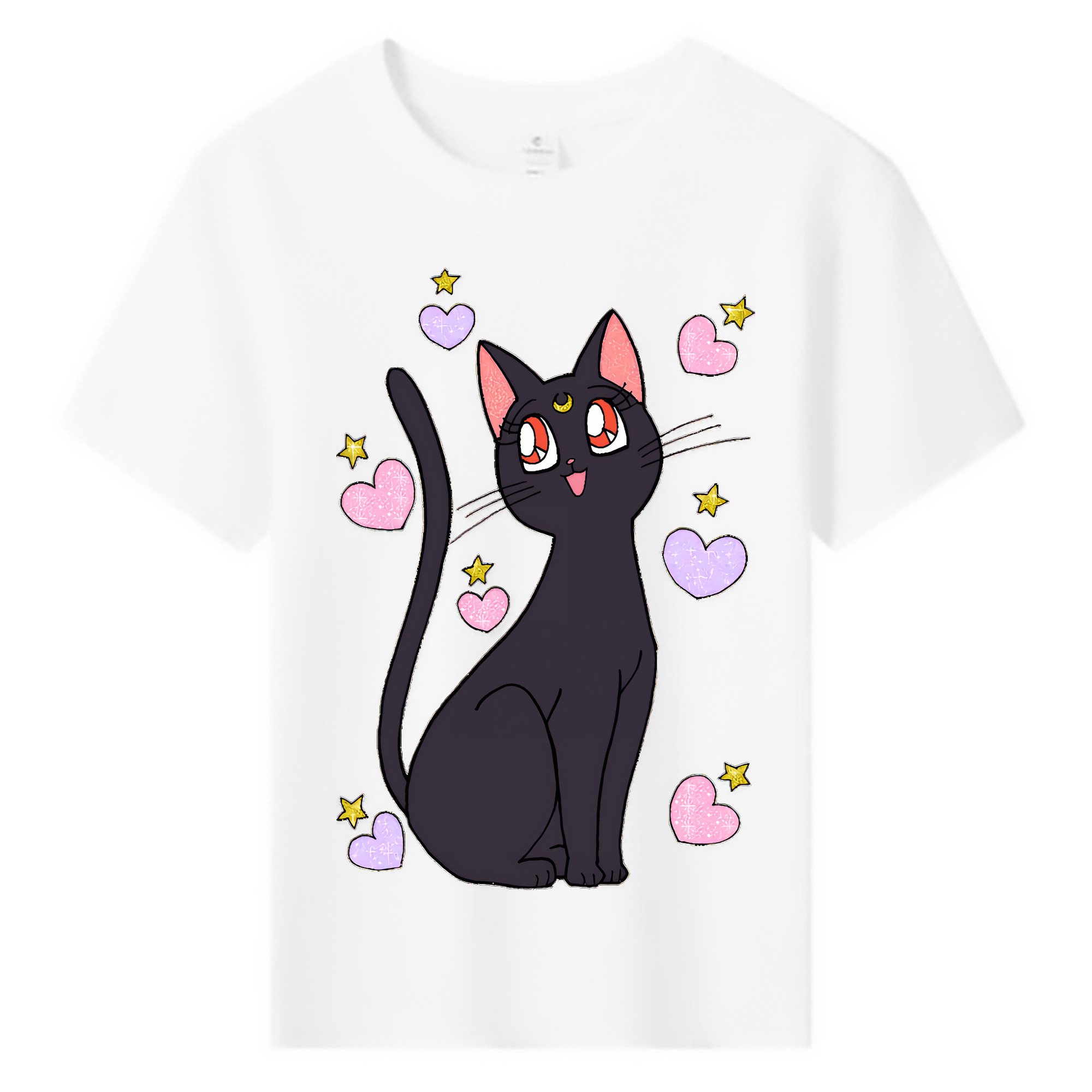 （画像用） 美少女戦士セーラームーン Sailor Moon 綿100％キッズTシャツ（フロントプリント）
