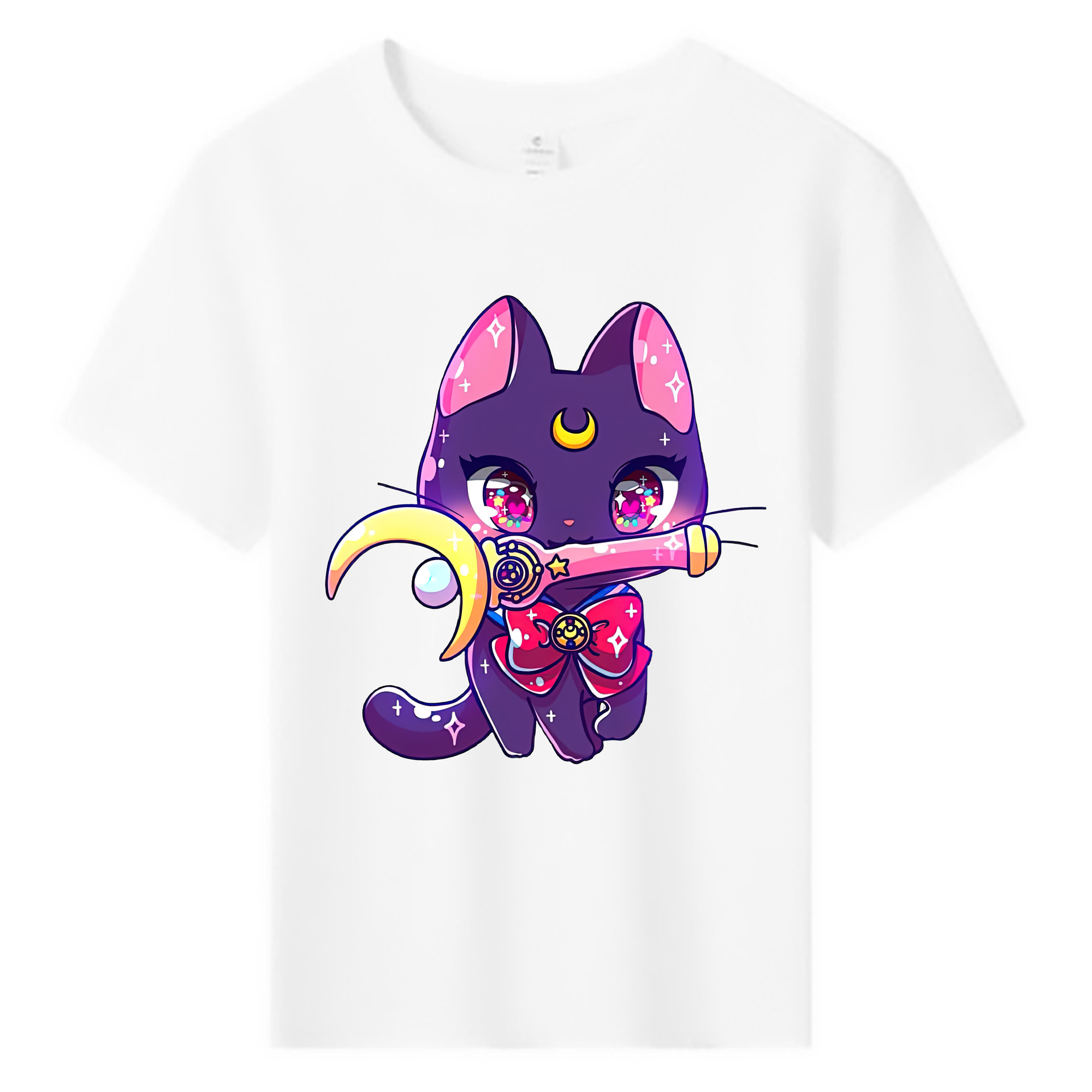 （画像用） 美少女戦士セーラームーン Sailor Moon 綿100％キッズTシャツ（フロントプリント）
