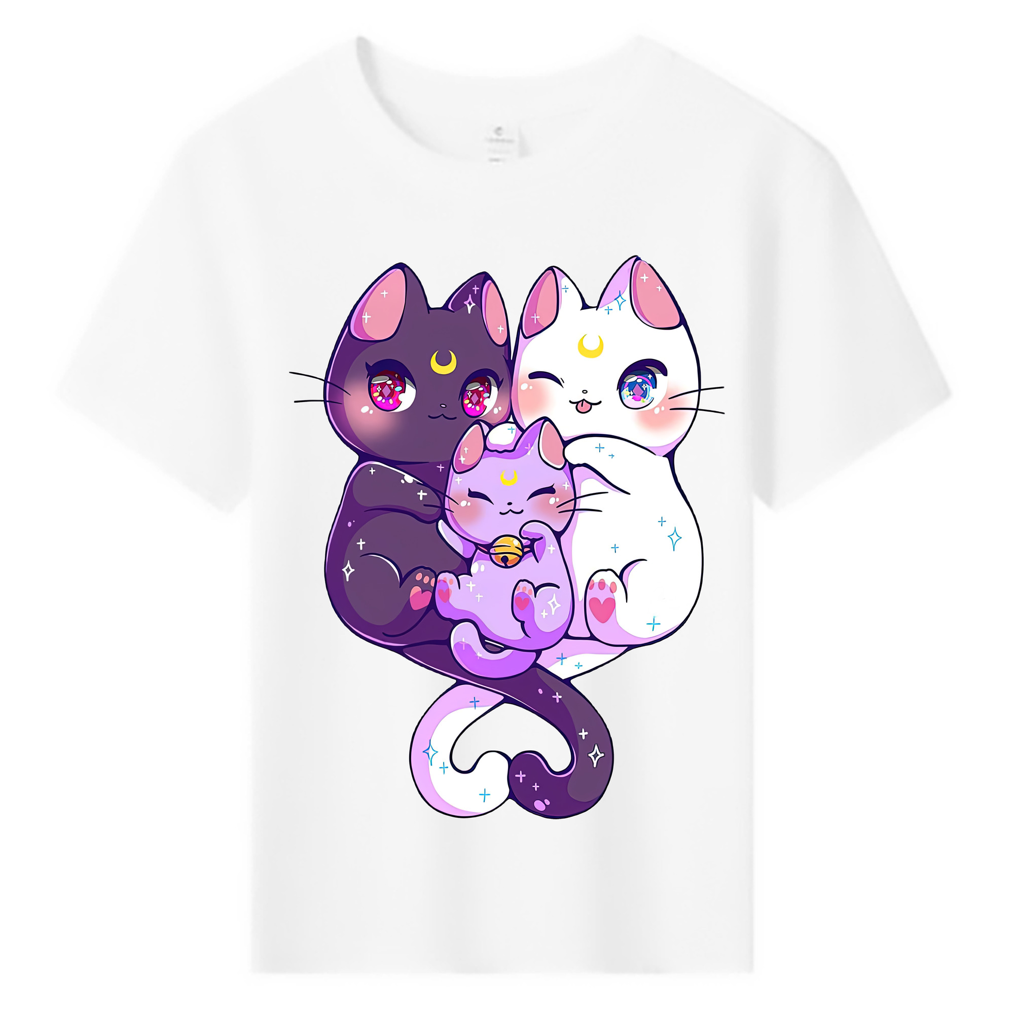 （画像用） 美少女戦士セーラームーン Sailor Moon 綿100％キッズTシャツ（フロントプリント）