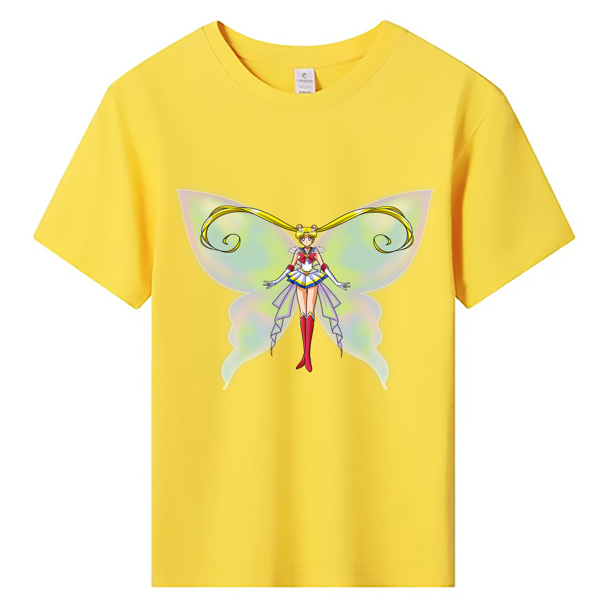 （画像用） 美少女戦士セーラームーン 月野 うさぎ つきの うさぎ Sailor Moon Tsukino Usagi 綿100％キッズTシャツ（フロントプリント）