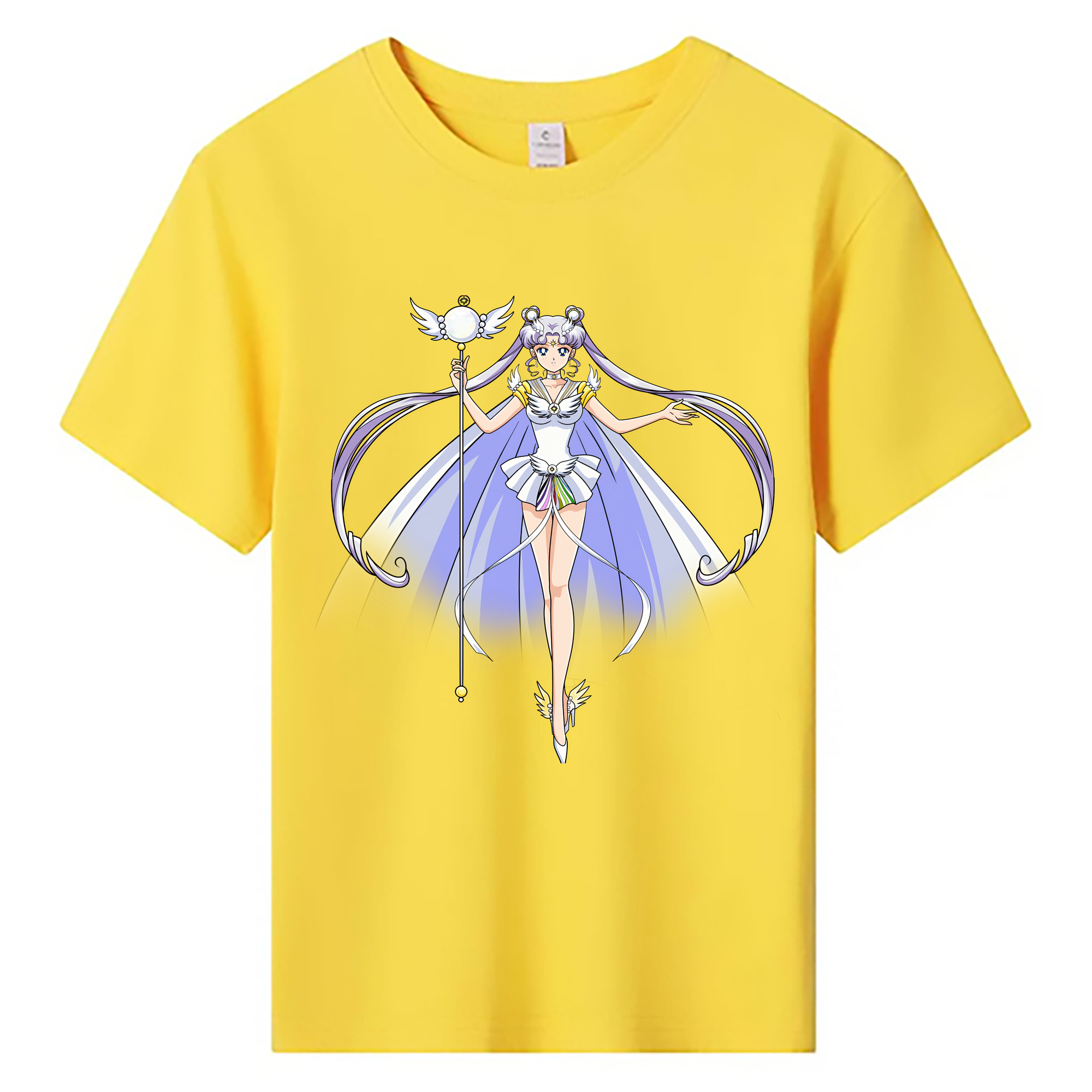 （画像用） 美少女戦士セーラームーン 月野 うさぎ つきの うさぎ Sailor Moon Tsukino Usagi 綿100％キッズTシャツ（フロントプリント）