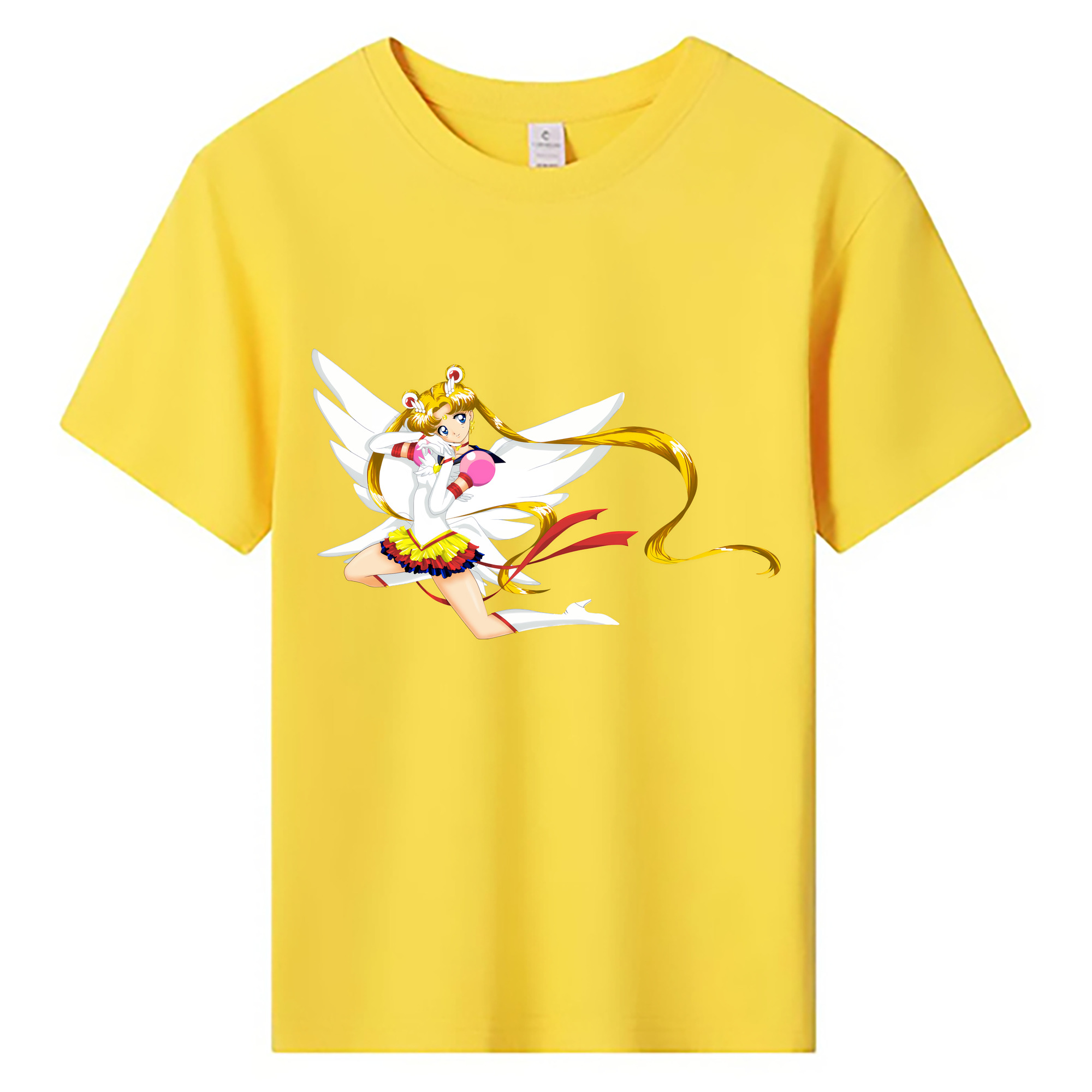 （画像用） 美少女戦士セーラームーン 月野 うさぎ つきの うさぎ Sailor Moon Tsukino Usagi 綿100％キッズTシャツ（フロントプリント）