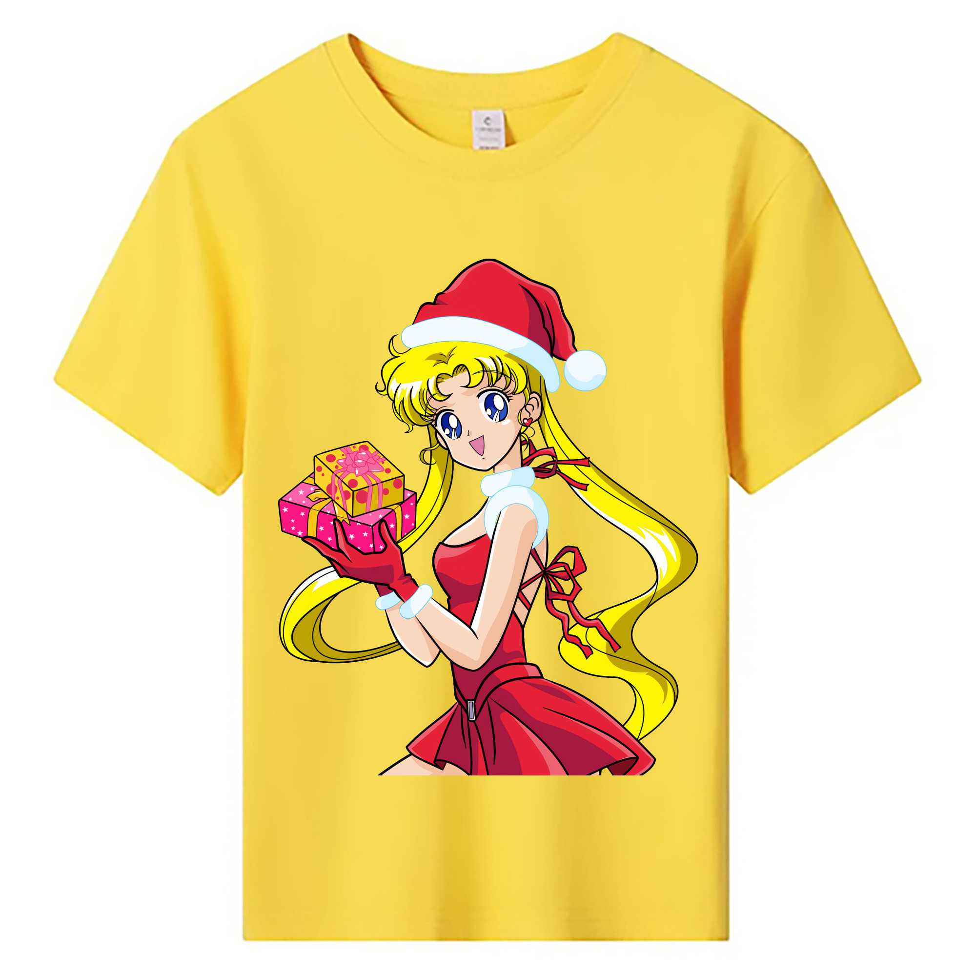 （画像用） 美少女戦士セーラームーン 月野 うさぎ つきの うさぎ Sailor Moon Tsukino Usagi 綿100％キッズTシャツ（フロントプリント）
