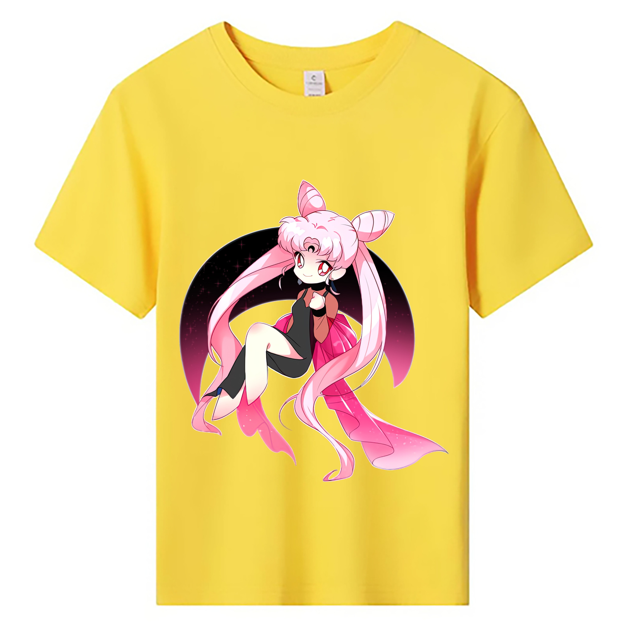 （画像用） 美少女戦士セーラームーン ちびうさ Sailor Moon Chibiusa Tsukino Usagi Small Lady Serenity 綿100％キッズTシャツ（フロントプリント）