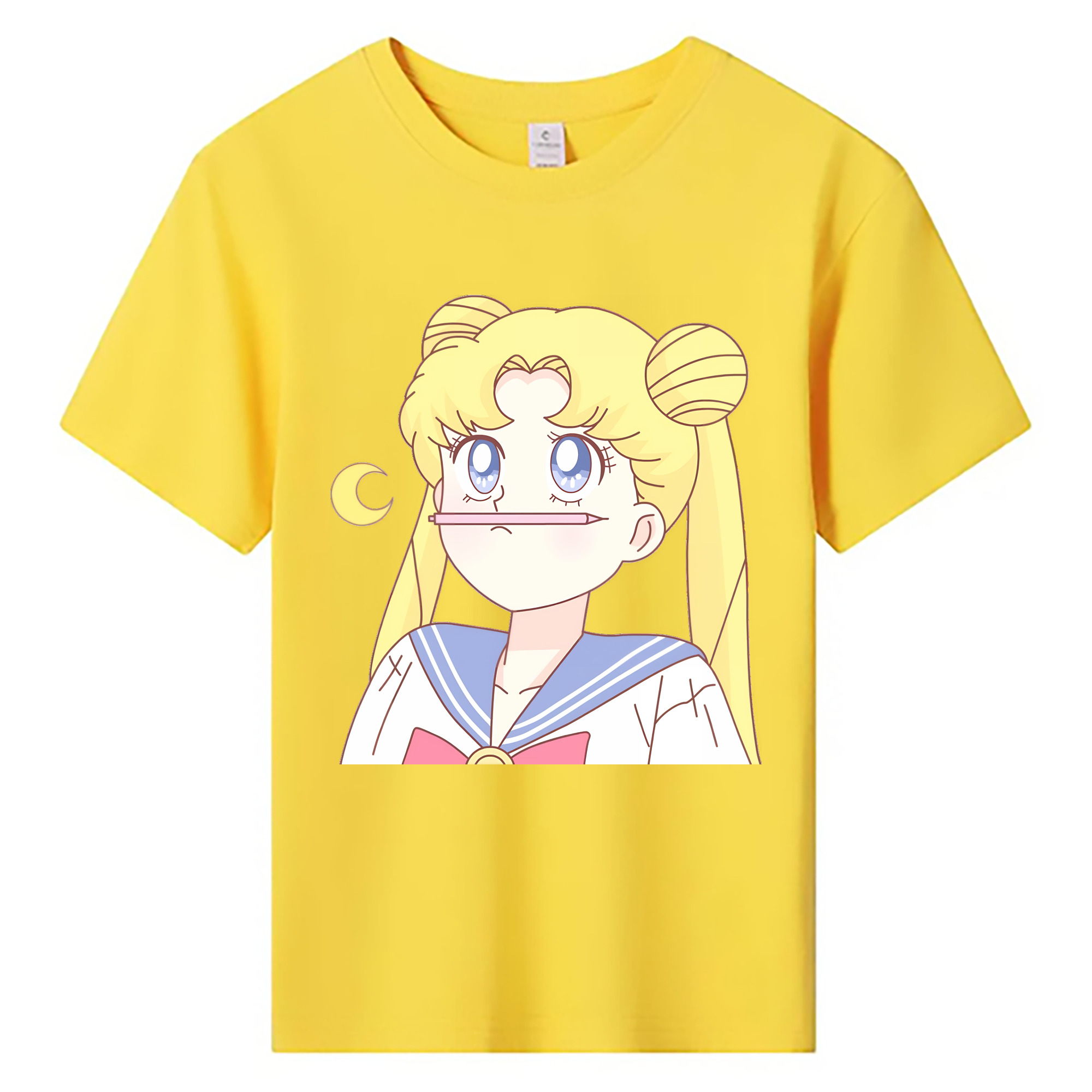 （画像用） 美少女戦士セーラームーン 愛野 美奈子 あいの みなこ Sailor Moon Aino Minako 綿100％キッズTシャツ（フロントプリント）