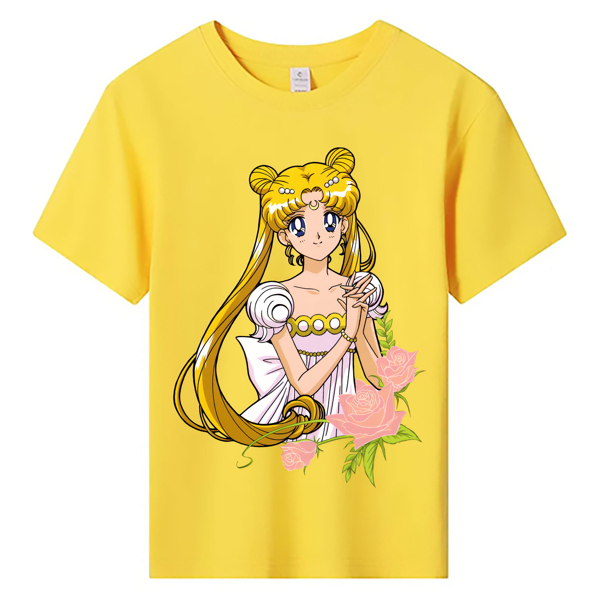 （画像用） 美少女戦士セーラームーン 愛野 美奈子 あいの みなこ Sailor Moon Aino Minako 綿100％キッズTシャツ（フロントプリント）