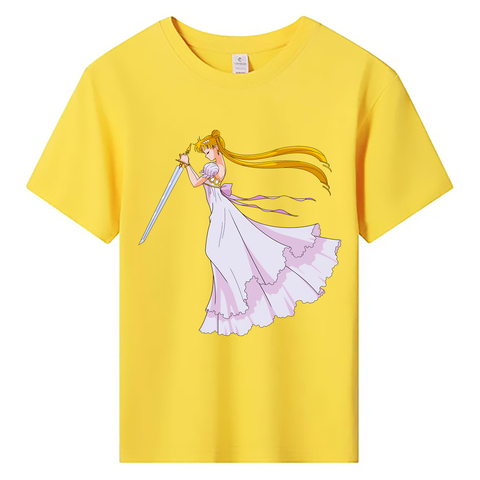 （画像用） 美少女戦士セーラームーン 愛野 美奈子 あいの みなこ Sailor Moon Aino Minako 綿100％キッズTシャツ（フロントプリント）
