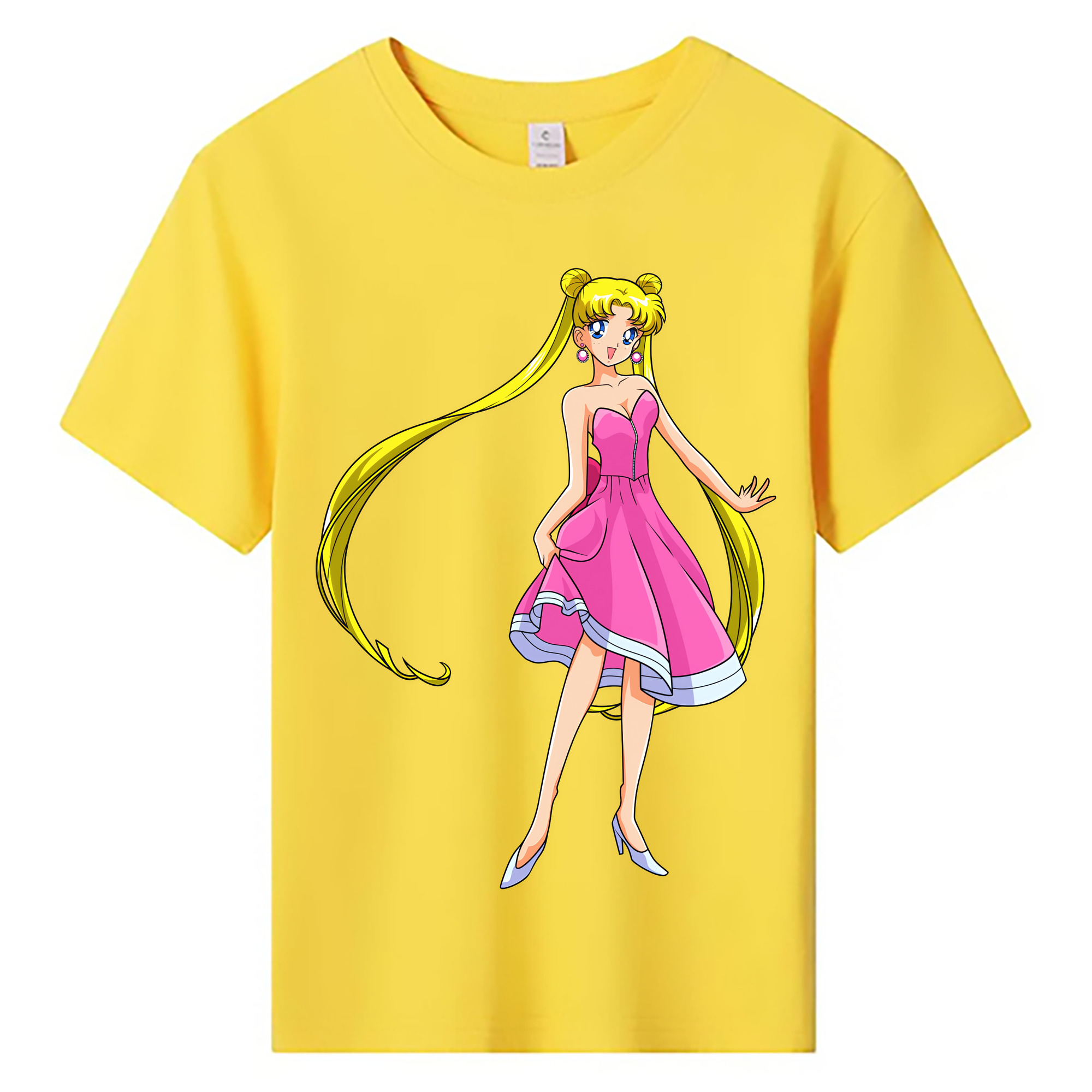 （画像用） 美少女戦士セーラームーン 愛野 美奈子 あいの みなこ Sailor Moon Aino Minako 綿100％キッズTシャツ（フロントプリント）