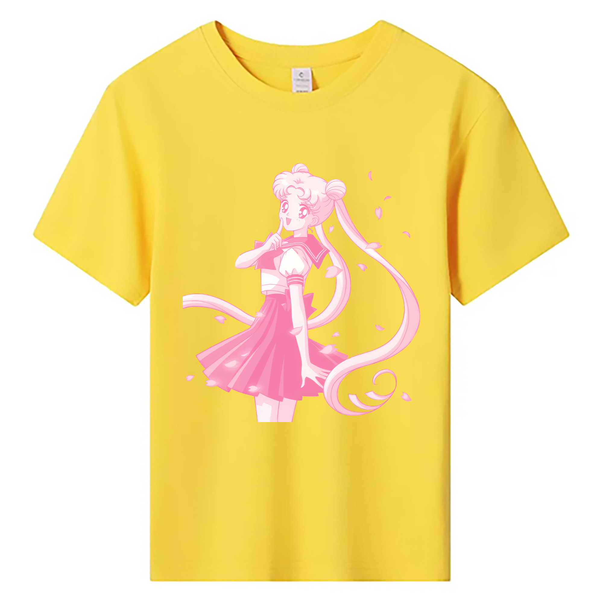 （画像用） 美少女戦士セーラームーン 愛野 美奈子 あいの みなこ Sailor Moon Aino Minako 綿100％キッズTシャツ（フロントプリント）