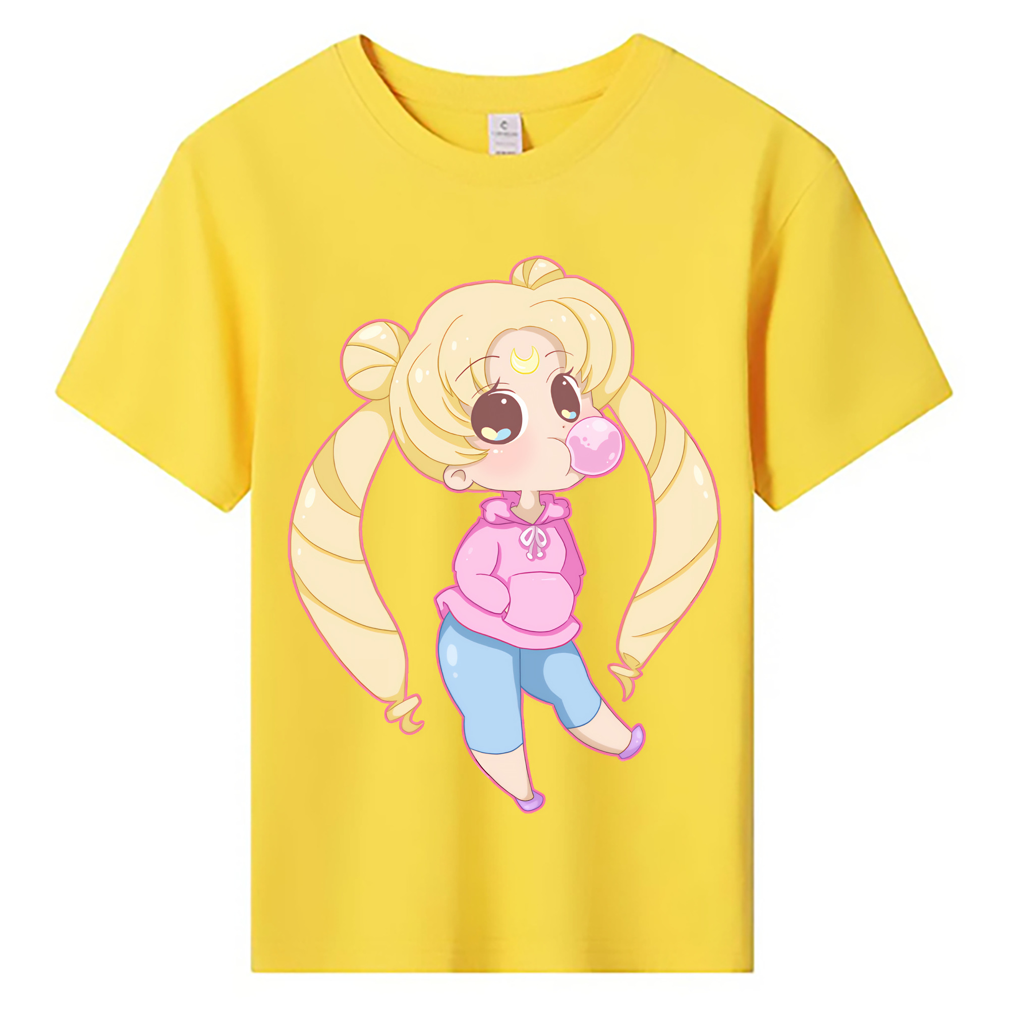 （画像用） 美少女戦士セーラームーン 愛野 美奈子 あいの みなこ Sailor Moon Aino Minako 綿100％キッズTシャツ（フロントプリント）