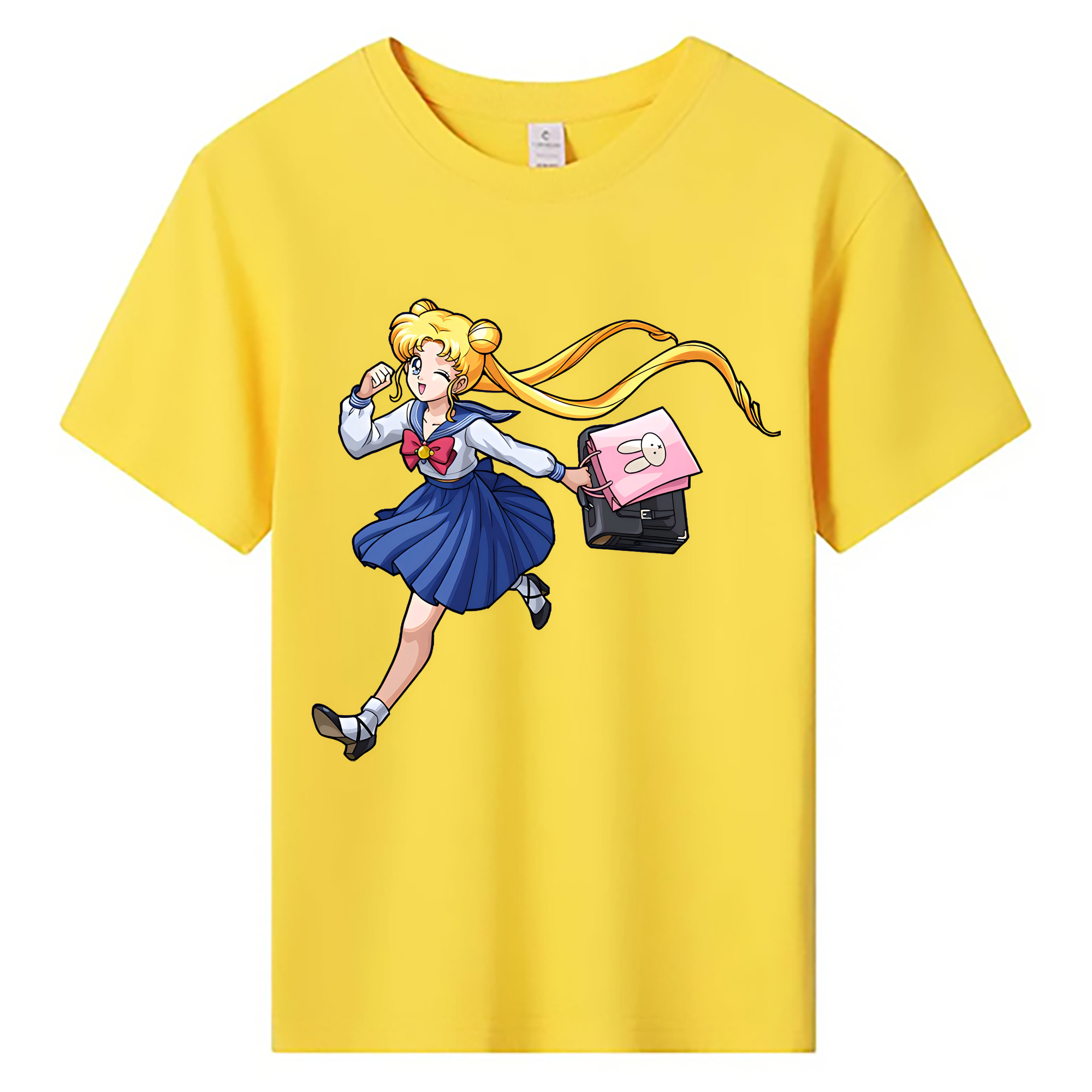 （画像用） 美少女戦士セーラームーン 愛野 美奈子 あいの みなこ Sailor Moon Aino Minako 綿100％キッズTシャツ（フロントプリント）