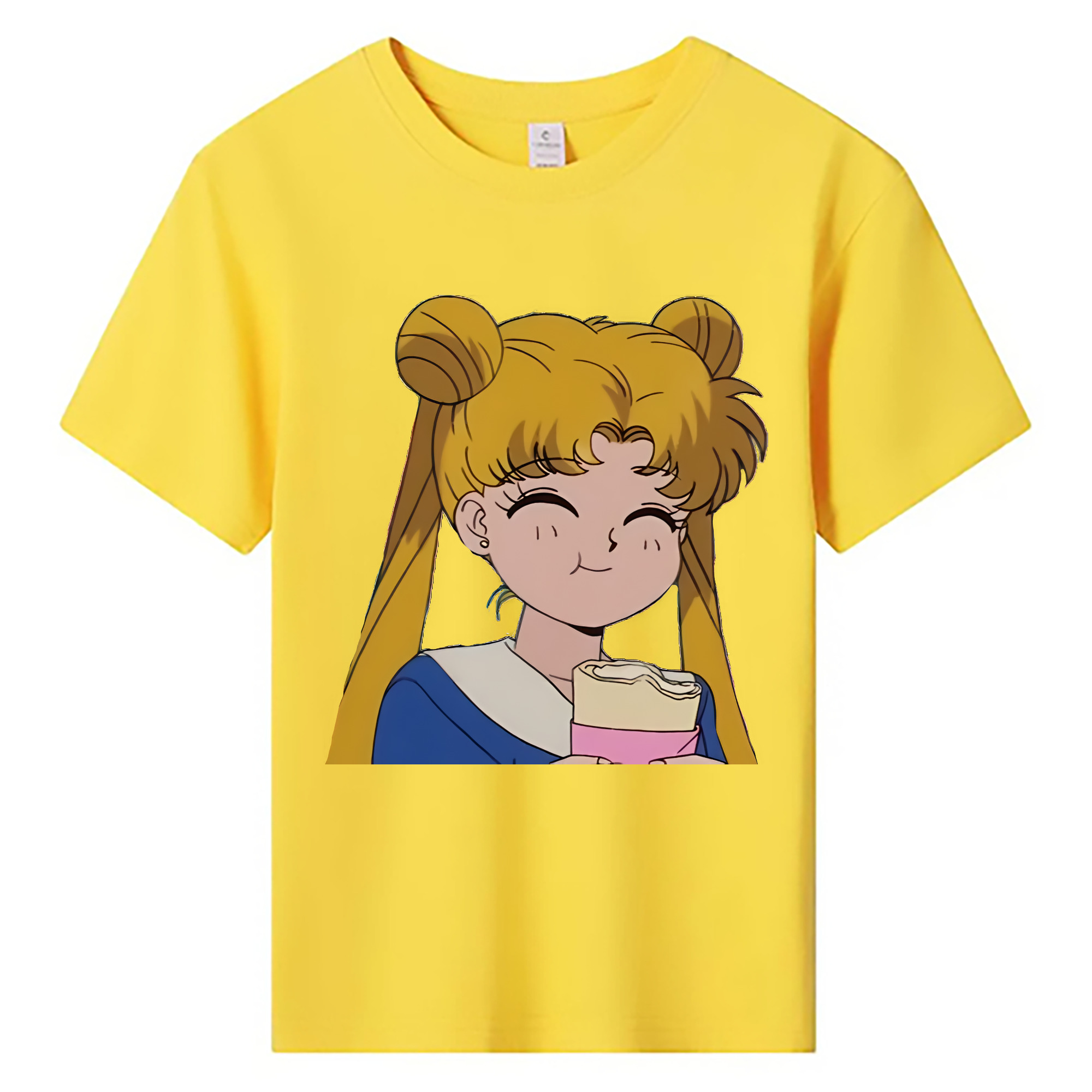 （画像用） 美少女戦士セーラームーン 愛野 美奈子 あいの みなこ Sailor Moon Aino Minako 綿100％キッズTシャツ（フロントプリント）