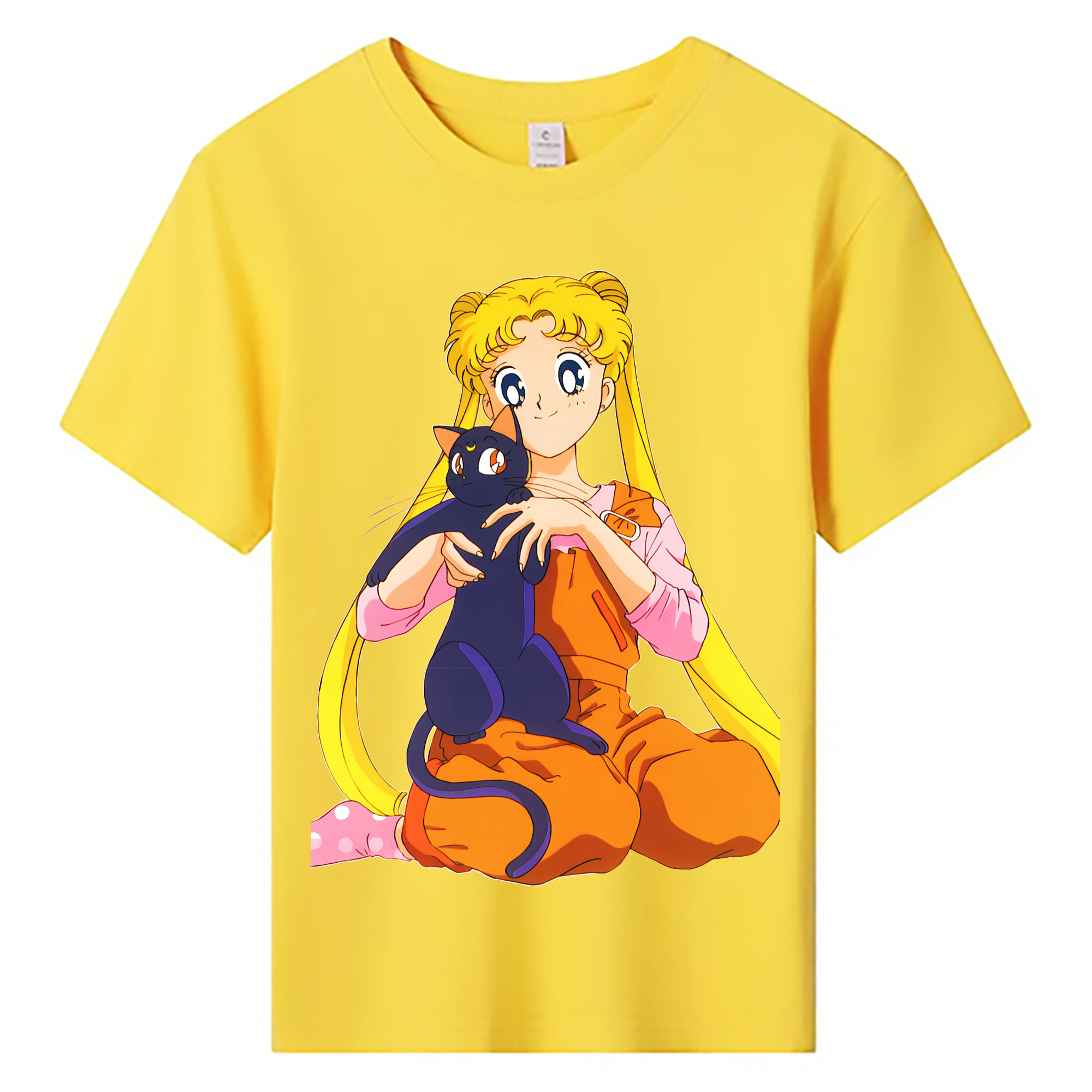 （画像用） 美少女戦士セーラームーン 愛野 美奈子 あいの みなこ Sailor Moon Aino Minako 綿100％キッズTシャツ（フロントプリント）