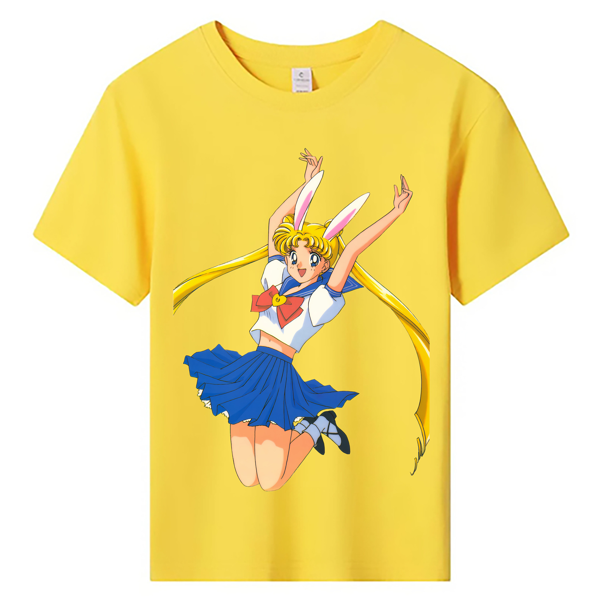 （画像用） 美少女戦士セーラームーン 愛野 美奈子 あいの みなこ Sailor Moon Aino Minako 綿100％キッズTシャツ（フロントプリント）