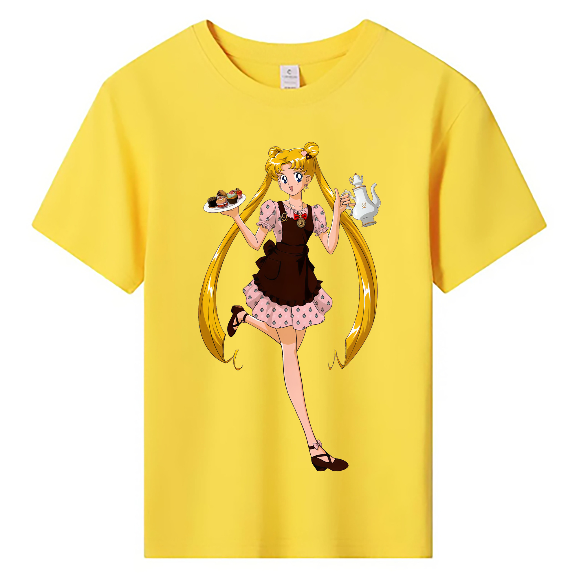 （画像用） 美少女戦士セーラームーン 愛野 美奈子 あいの みなこ Sailor Moon Aino Minako 綿100％キッズTシャツ（フロントプリント）