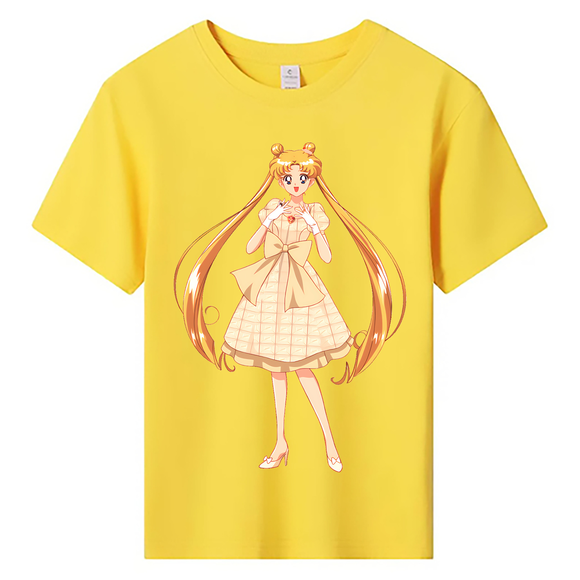 （画像用） 美少女戦士セーラームーン 愛野 美奈子 あいの みなこ Sailor Moon Aino Minako 綿100％キッズTシャツ（フロントプリント）