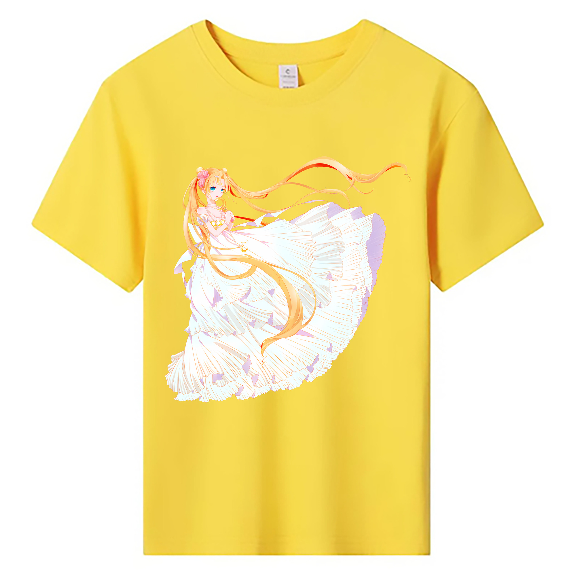 （画像用） 美少女戦士セーラームーン 愛野 美奈子 あいの みなこ Sailor Moon Aino Minako 綿100％キッズTシャツ（フロントプリント）