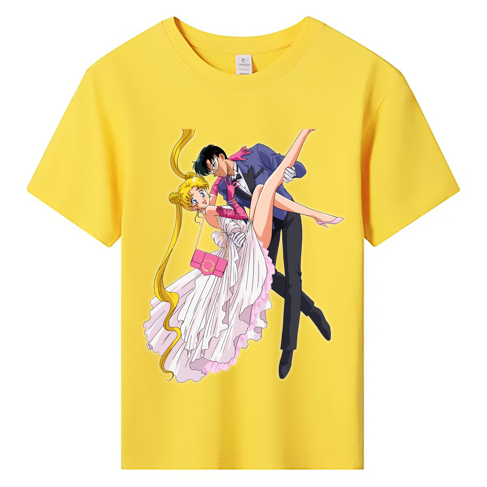 （画像用） 美少女戦士セーラームーン 愛野 美奈子 あいの みなこ Sailor Moon Aino Minako 綿100％キッズTシャツ（フロントプリント）