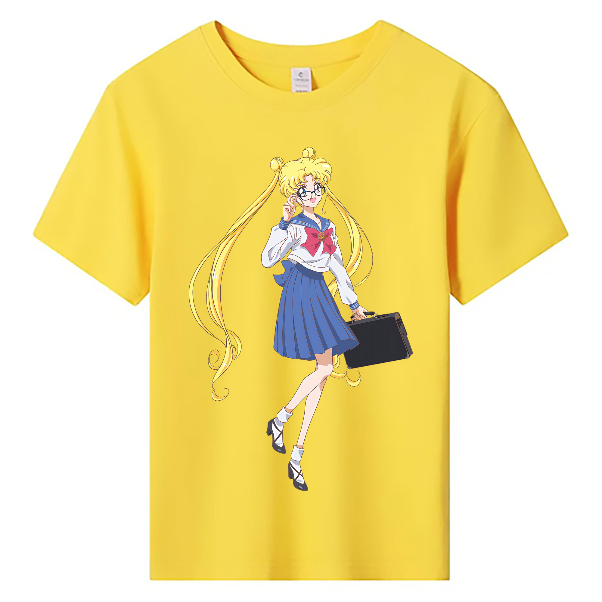（画像用） 美少女戦士セーラームーン 愛野 美奈子 あいの みなこ Sailor Moon Aino Minako 綿100％キッズTシャツ（フロントプリント）