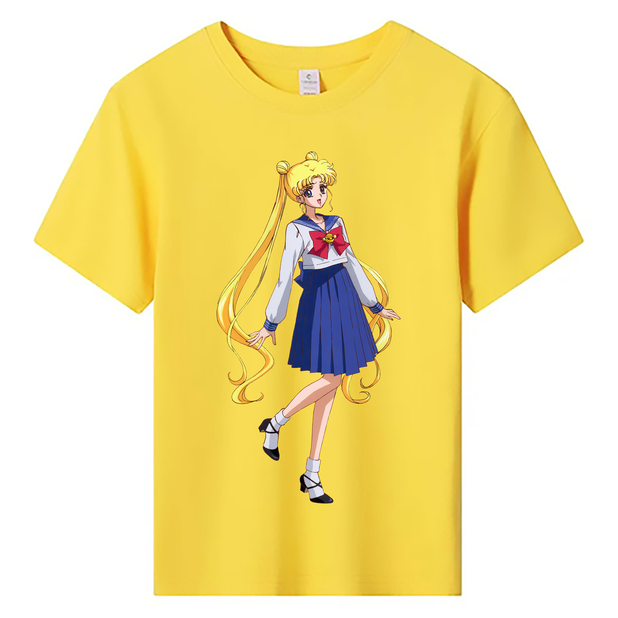 （画像用） 美少女戦士セーラームーン 愛野 美奈子 あいの みなこ Sailor Moon Aino Minako 綿100％キッズTシャツ（フロントプリント）