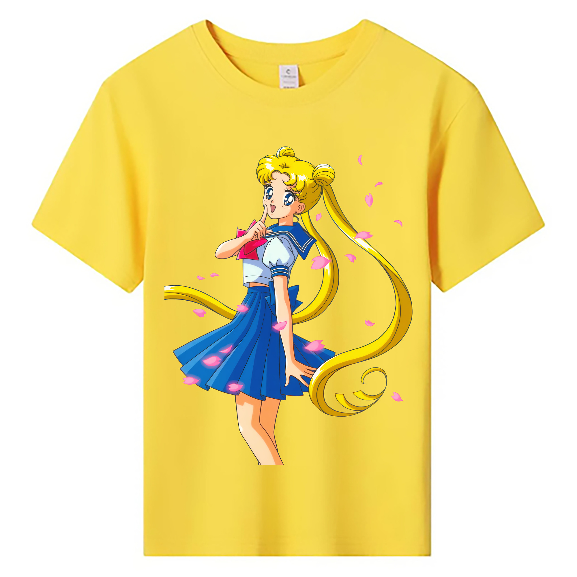 （画像用） 美少女戦士セーラームーン 愛野 美奈子 あいの みなこ Sailor Moon Aino Minako 綿100％キッズTシャツ（フロントプリント）