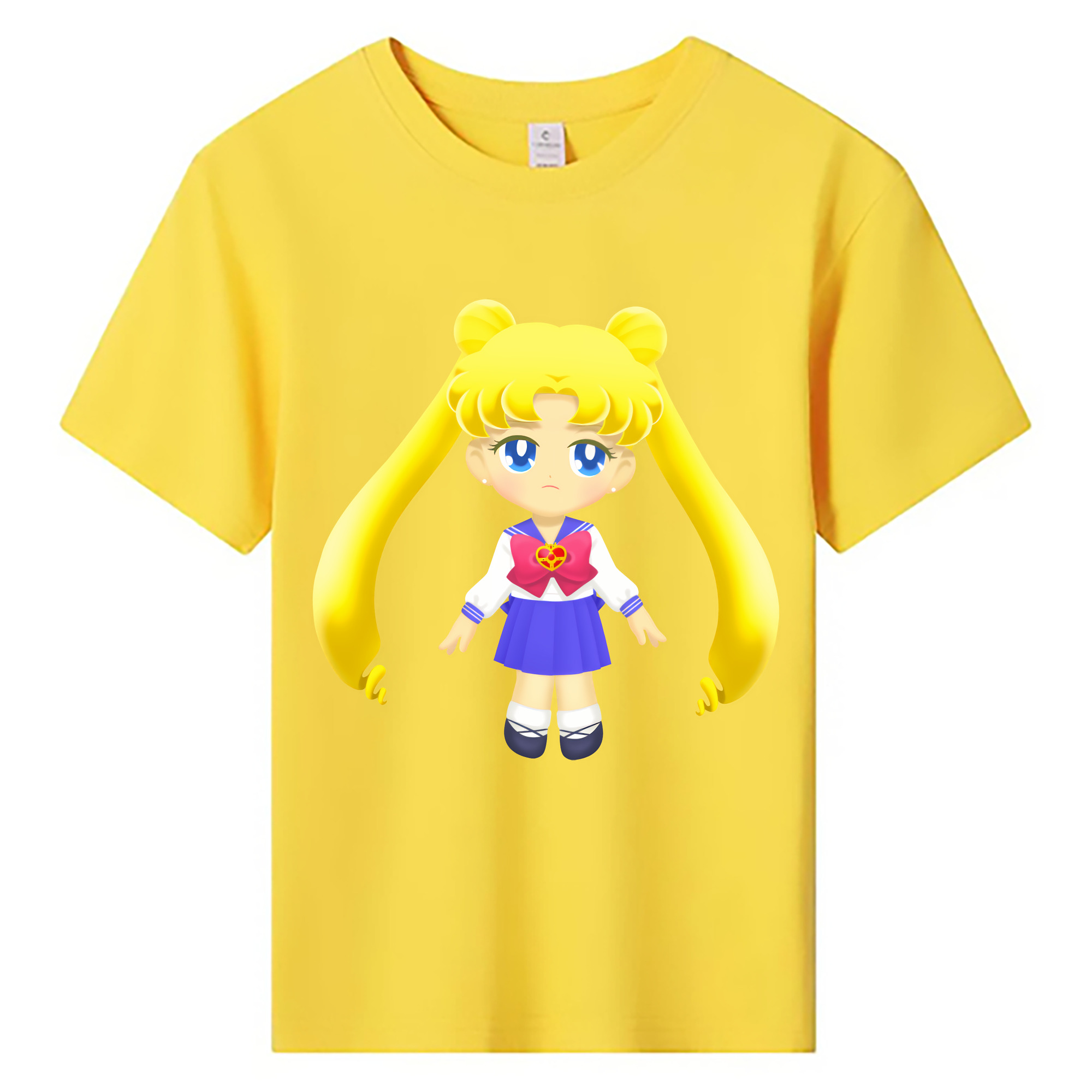 （画像用） 美少女戦士セーラームーン 愛野 美奈子 あいの みなこ Sailor Moon Aino Minako 綿100％キッズTシャツ（フロントプリント）