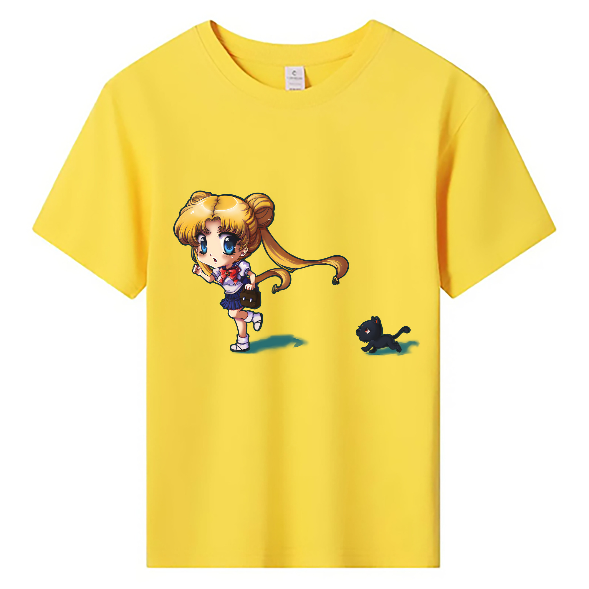 （画像用） 美少女戦士セーラームーン 愛野 美奈子 あいの みなこ Sailor Moon Aino Minako 綿100％キッズTシャツ（フロントプリント）