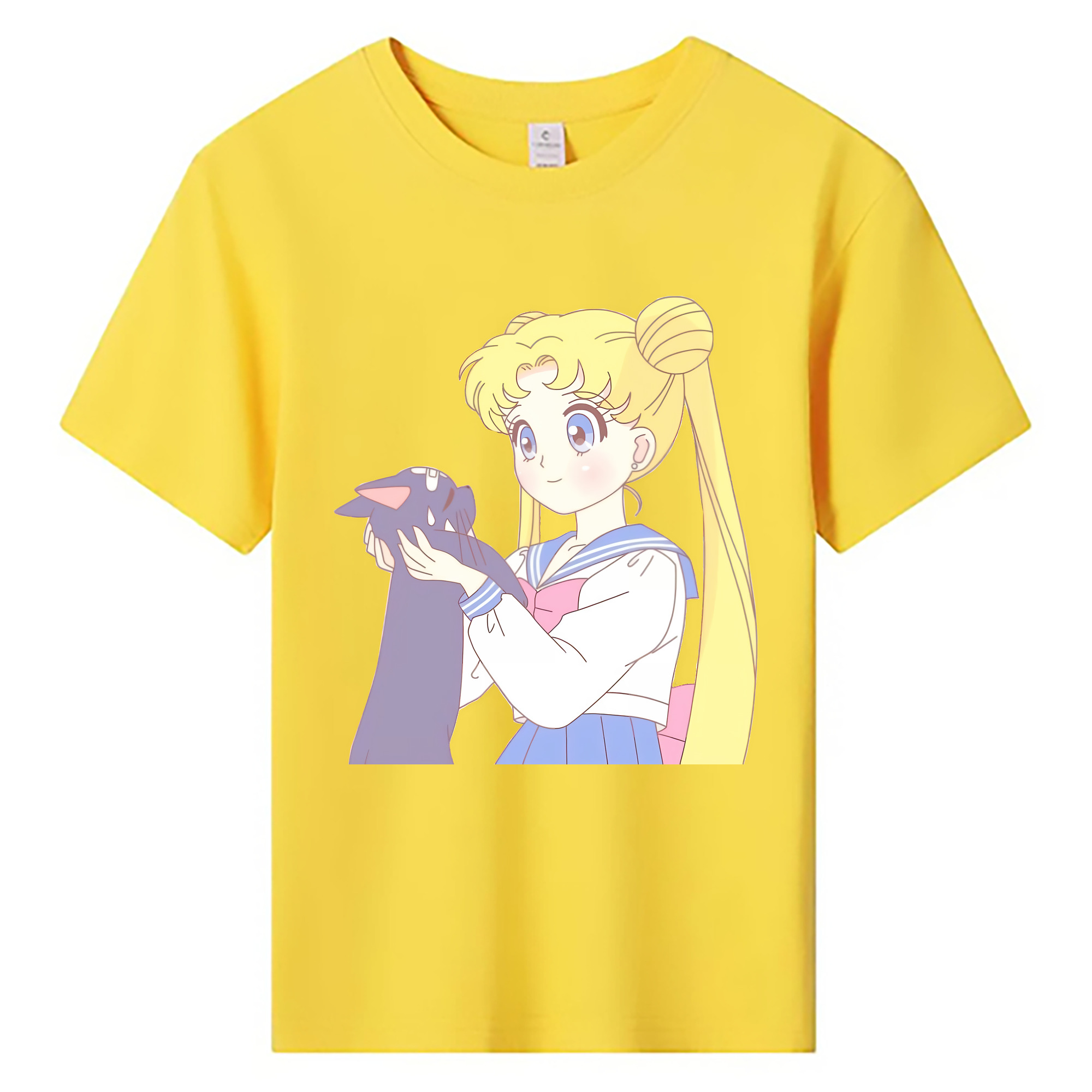 （画像用） 美少女戦士セーラームーン 愛野 美奈子 あいの みなこ Sailor Moon Aino Minako 綿100％キッズTシャツ（フロントプリント）