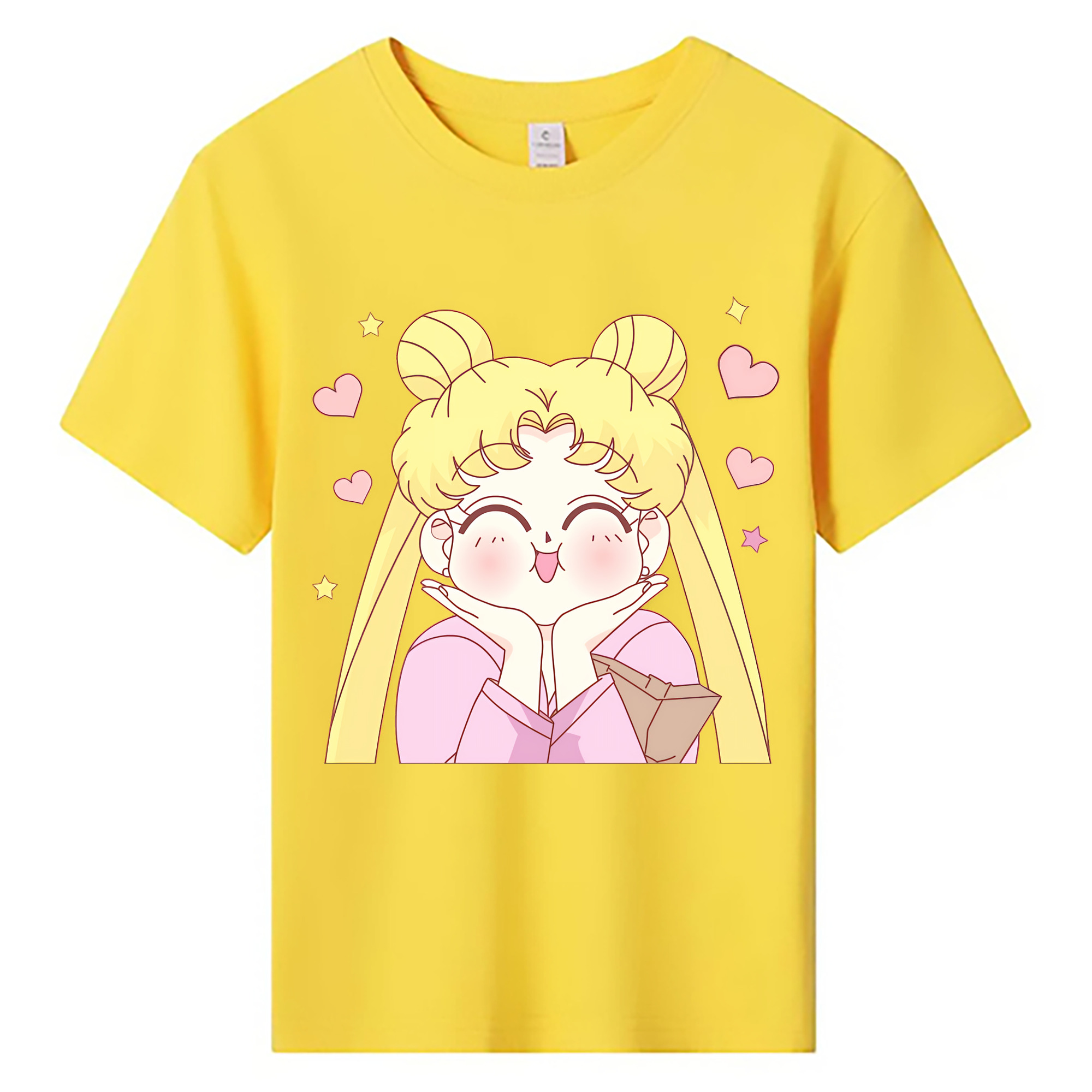 （画像用） 美少女戦士セーラームーン 愛野 美奈子 あいの みなこ Sailor Moon Aino Minako 綿100％キッズTシャツ（フロントプリント）