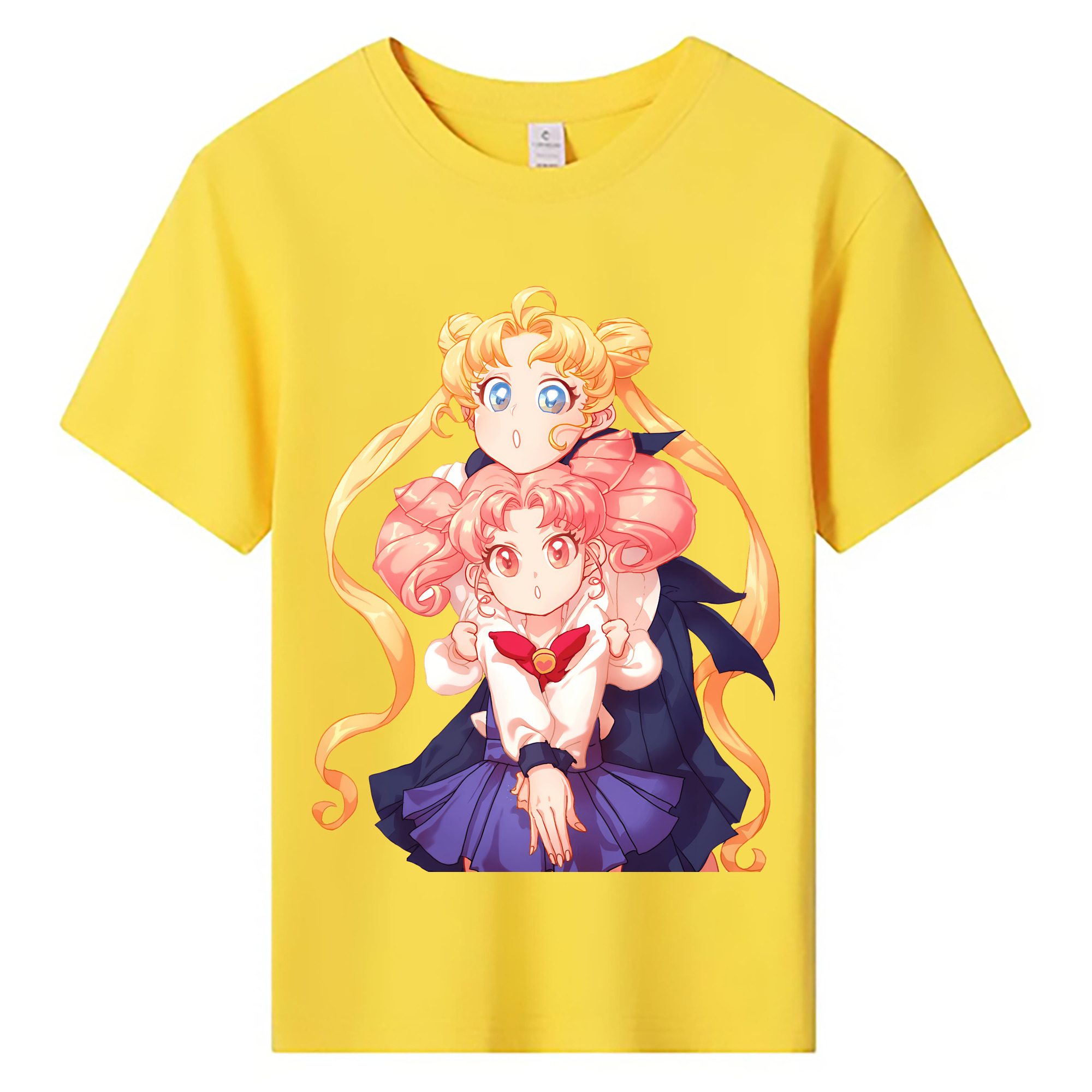 （画像用） 美少女戦士セーラームーン 愛野 美奈子 あいの みなこ Sailor Moon Aino Minako 綿100％キッズTシャツ（フロントプリント）