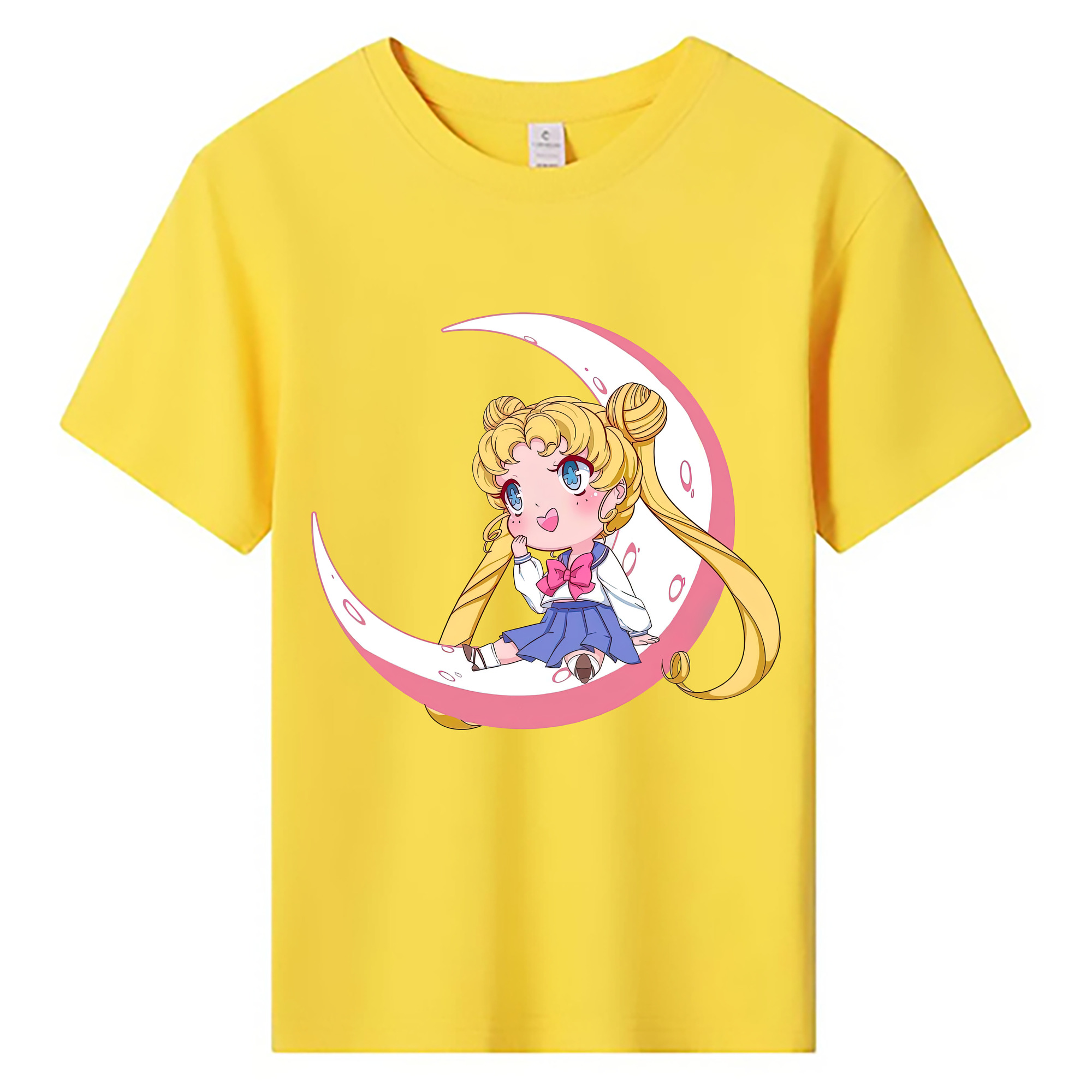 （画像用） 美少女戦士セーラームーン 愛野 美奈子 あいの みなこ Sailor Moon Aino Minako 綿100％キッズTシャツ（フロントプリント）