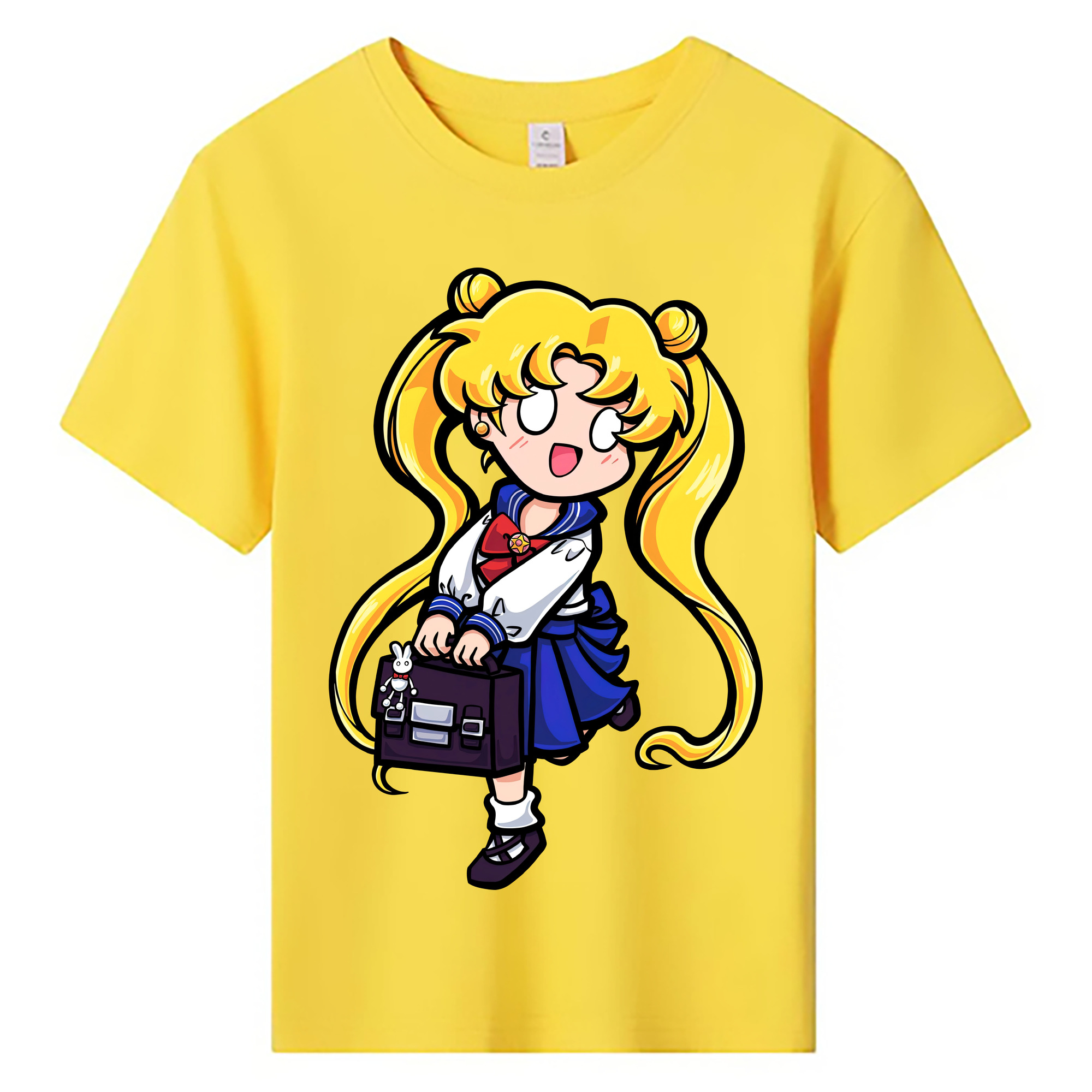 （画像用） 美少女戦士セーラームーン 愛野 美奈子 あいの みなこ Sailor Moon Aino Minako 綿100％キッズTシャツ（フロントプリント）