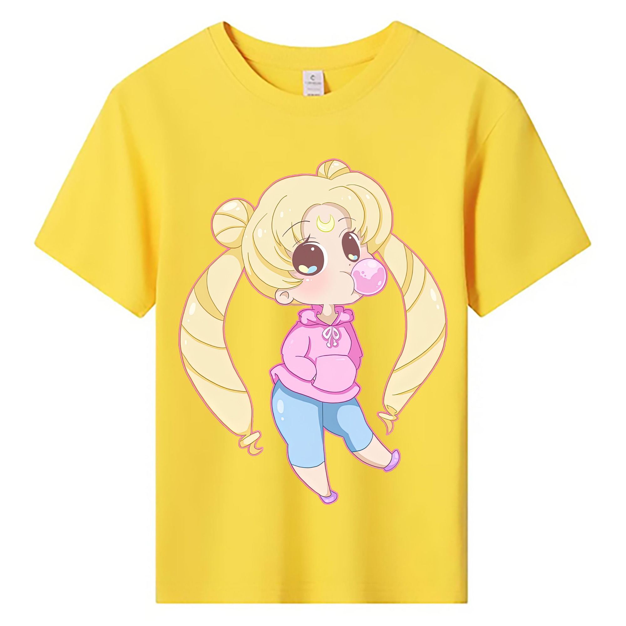 （画像用） 美少女戦士セーラームーン 愛野 美奈子 あいの みなこ Sailor Moon Aino Minako 綿100％キッズTシャツ（フロントプリント）