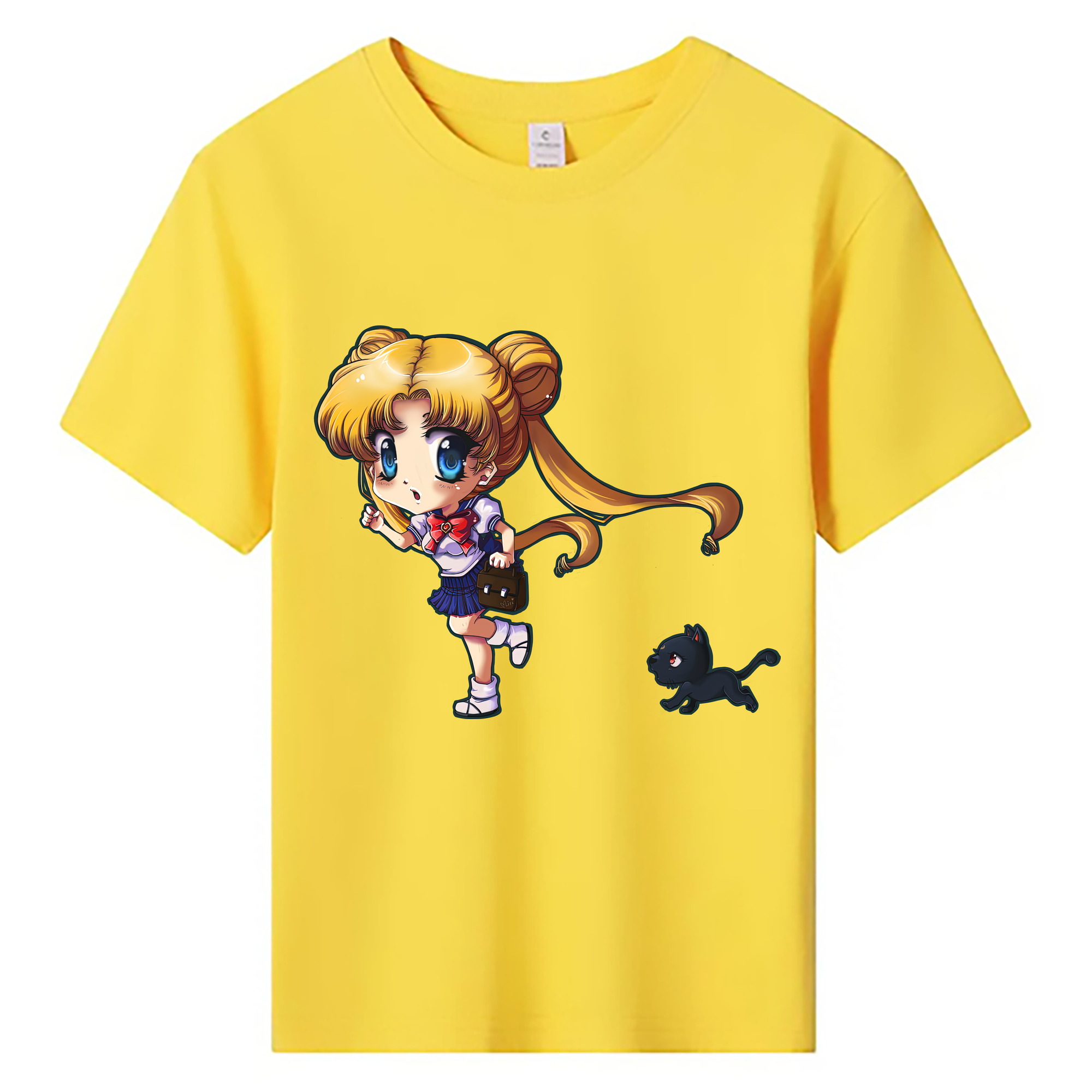 （画像用） 美少女戦士セーラームーン 愛野 美奈子 あいの みなこ Sailor Moon Aino Minako 綿100％キッズTシャツ（フロントプリント）