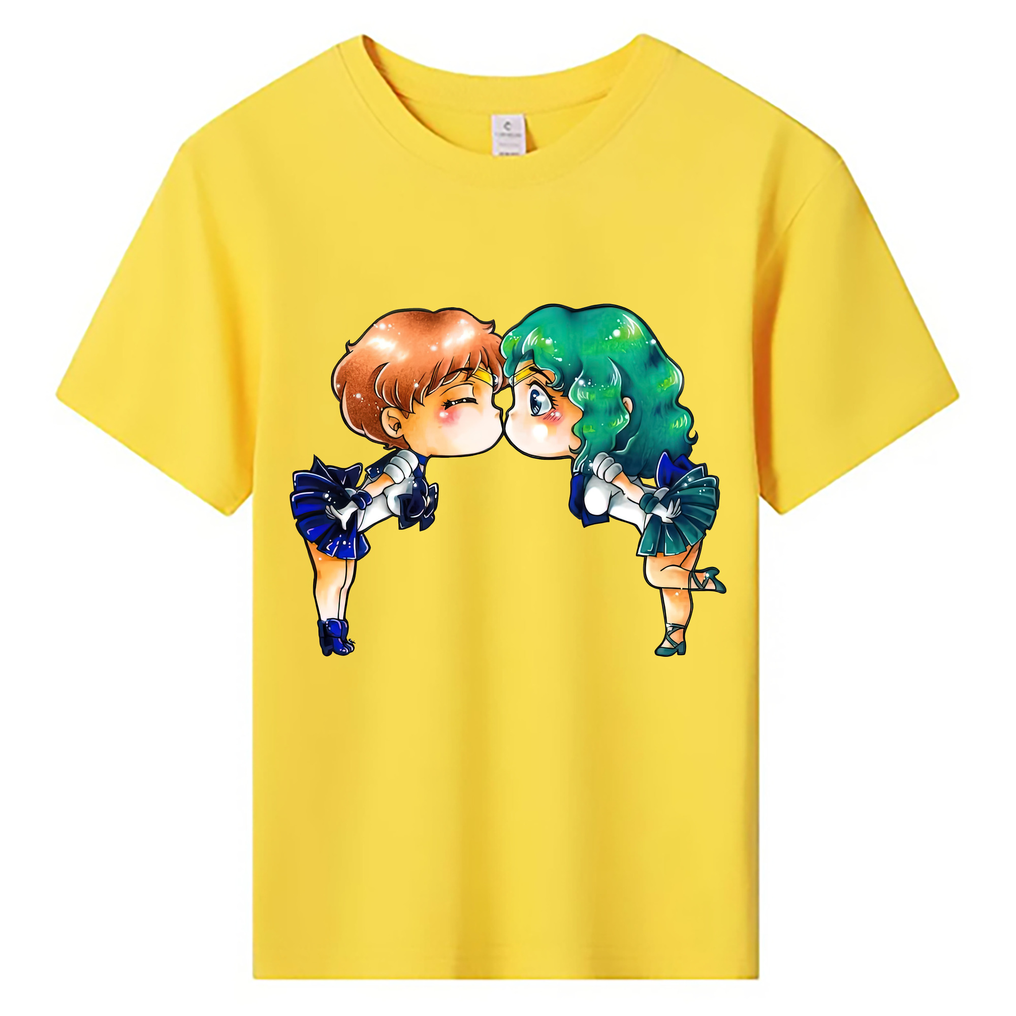 （画像用） 美少女戦士セーラームーン 天王はるか Sailor Moon Tenoh Haruka 綿100％キッズTシャツ（フロントプリント）