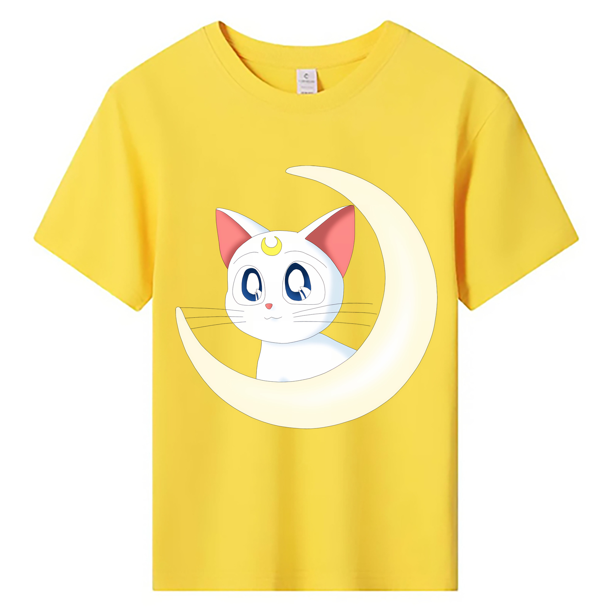 （画像用） 美少女戦士セーラームーン Sailor Moon 綿100％キッズTシャツ（フロントプリント）