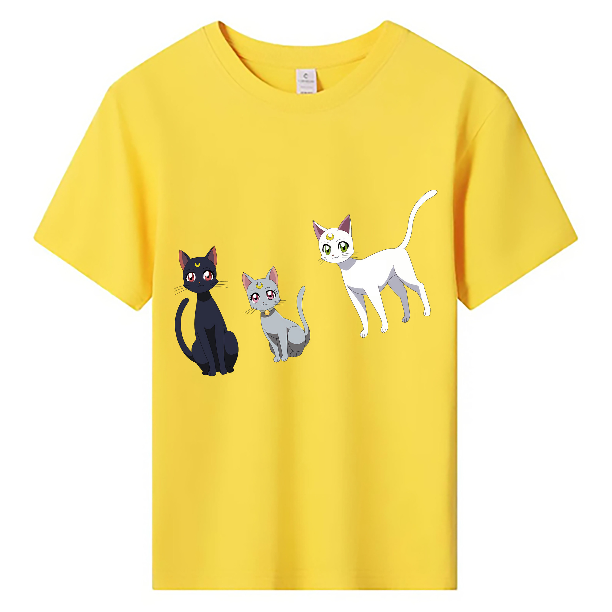 （画像用） 美少女戦士セーラームーン Sailor Moon 綿100％キッズTシャツ（フロントプリント）