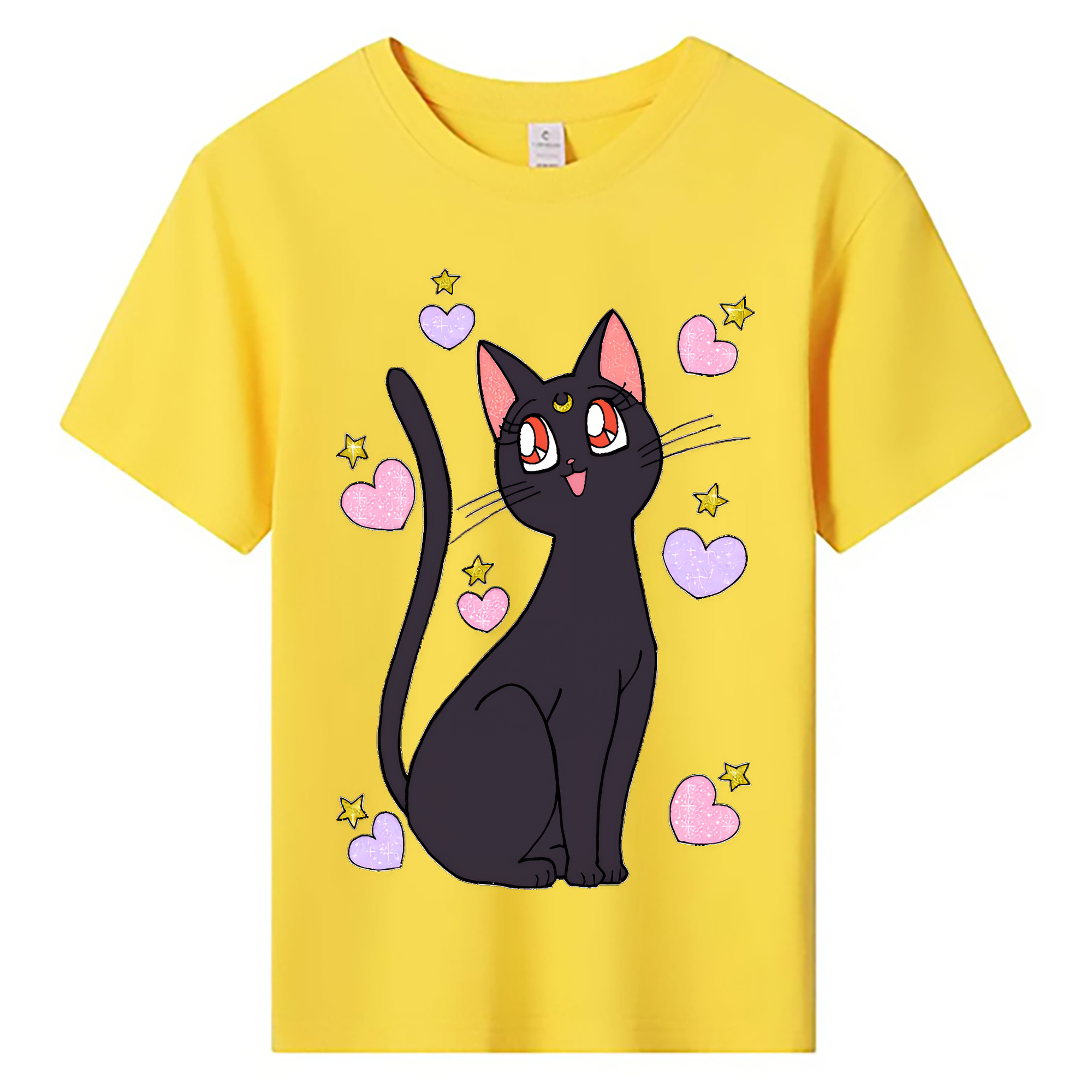 （画像用） 美少女戦士セーラームーン Sailor Moon 綿100％キッズTシャツ（フロントプリント）