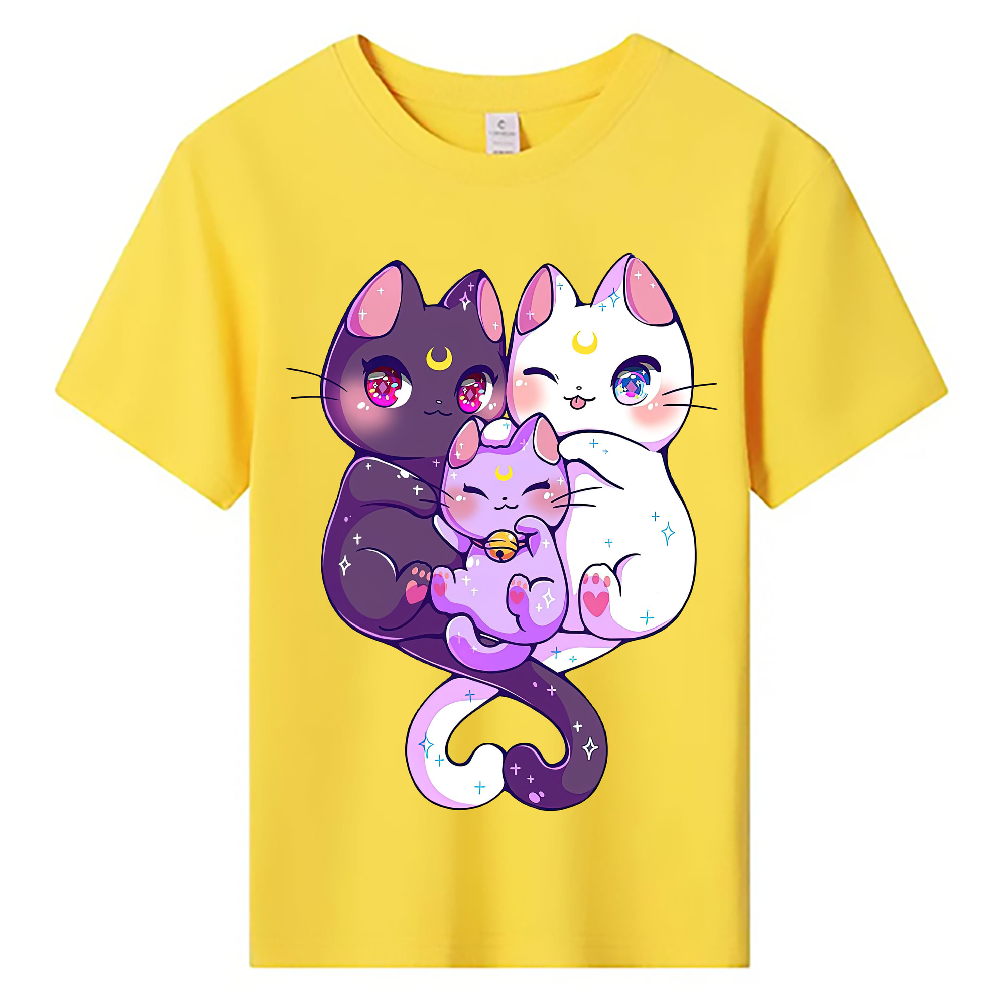 （画像用） 美少女戦士セーラームーン Sailor Moon 綿100％キッズTシャツ（フロントプリント）