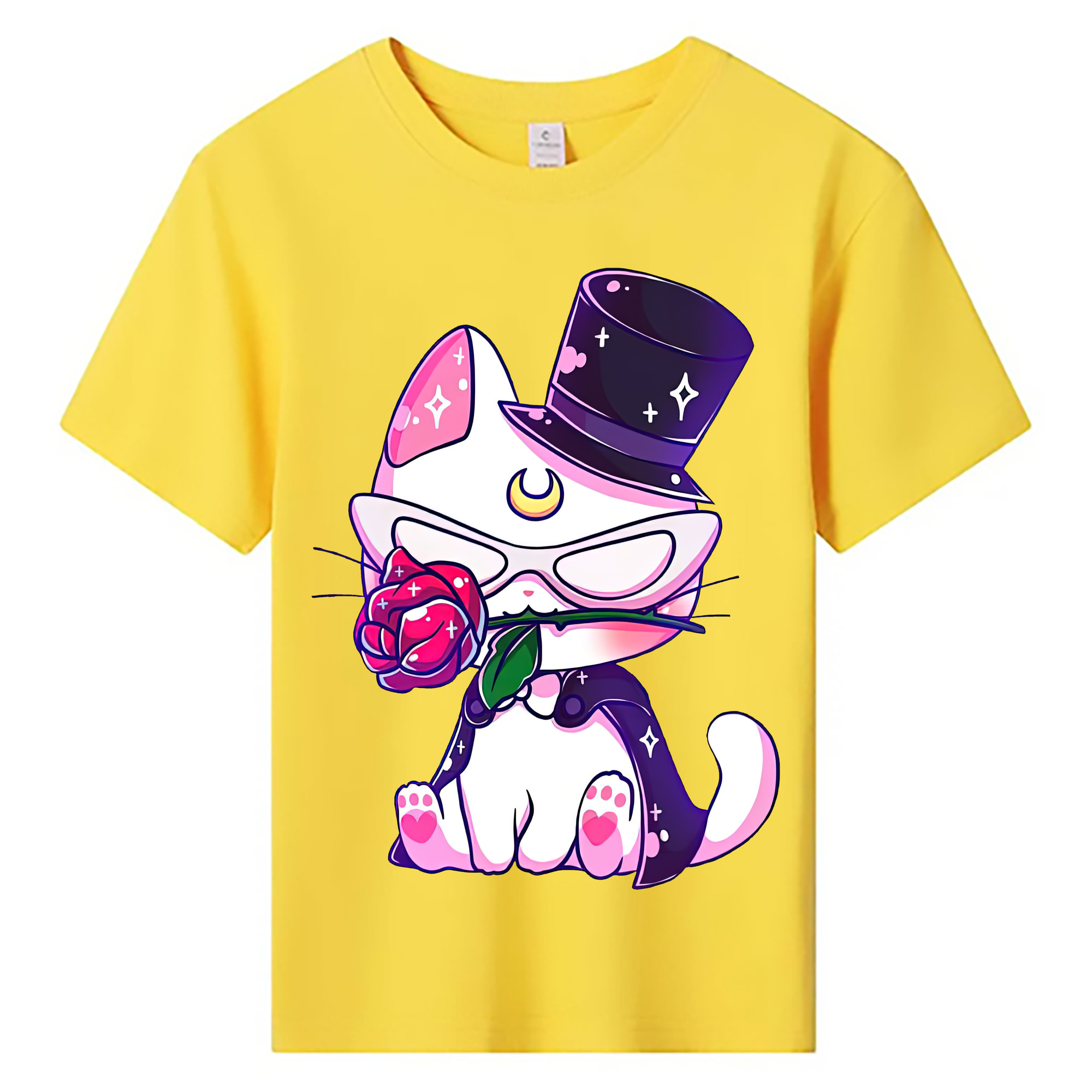 （画像用） 美少女戦士セーラームーン Sailor Moon 綿100％キッズTシャツ（フロントプリント）