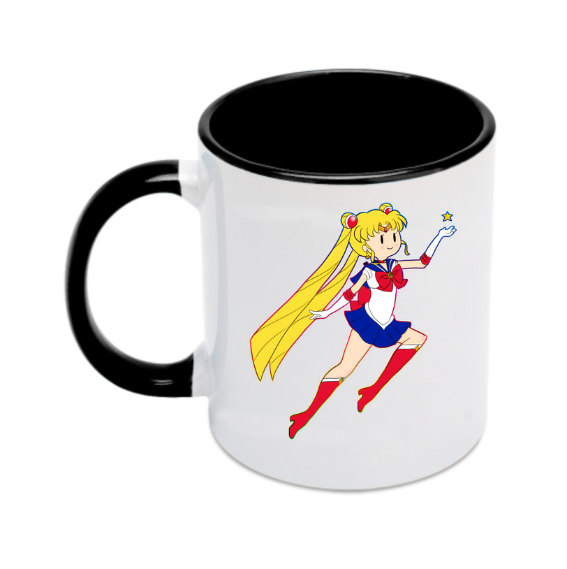 （画像用） 美少女戦士セーラームーン 月野 うさぎ つきの うさぎ Sailor Moon Tsukino Usagi カラーマグカップ
