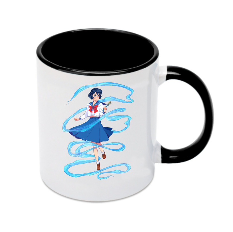 （画像用） 美少女戦士セーラームーン 水野 亜美 みずの あみ Sailor Moon Mizuno Ami カラーマグカップ
