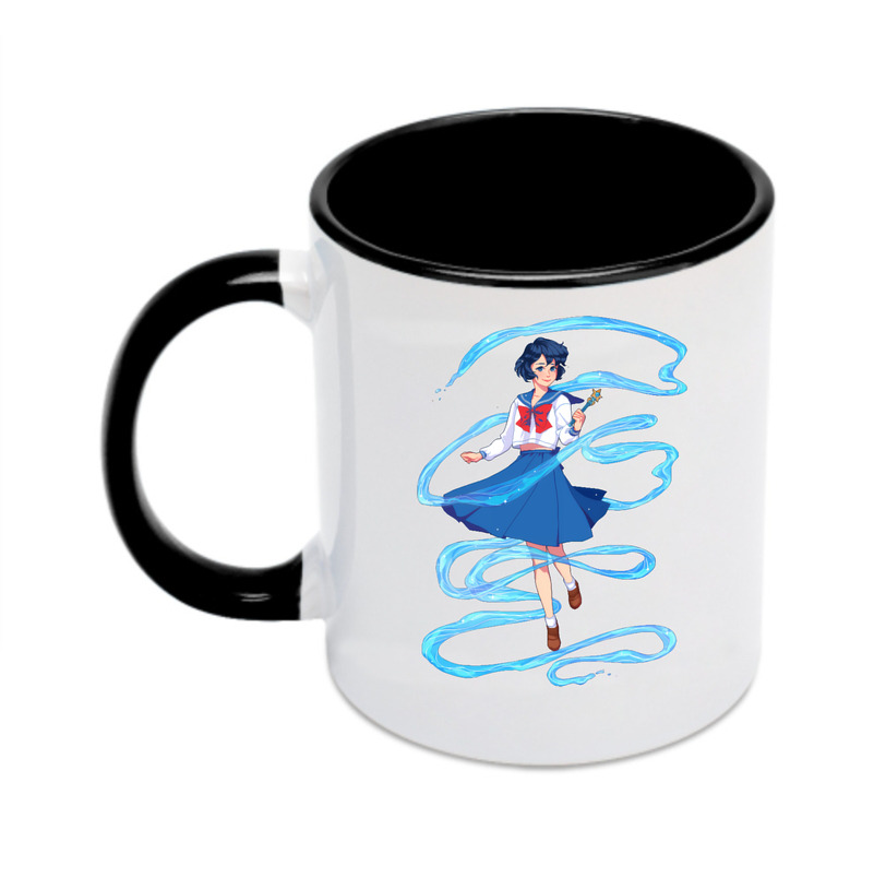 （画像用） 美少女戦士セーラームーン 水野 亜美 みずの あみ Sailor Moon Mizuno Ami カラーマグカップ